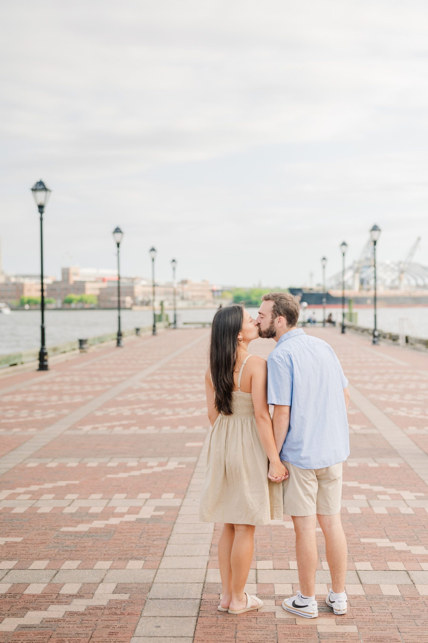 Surprise Proposal in Fells Point, Maryland photographed by Baltimore Wedding Photographer Cait Kramer.