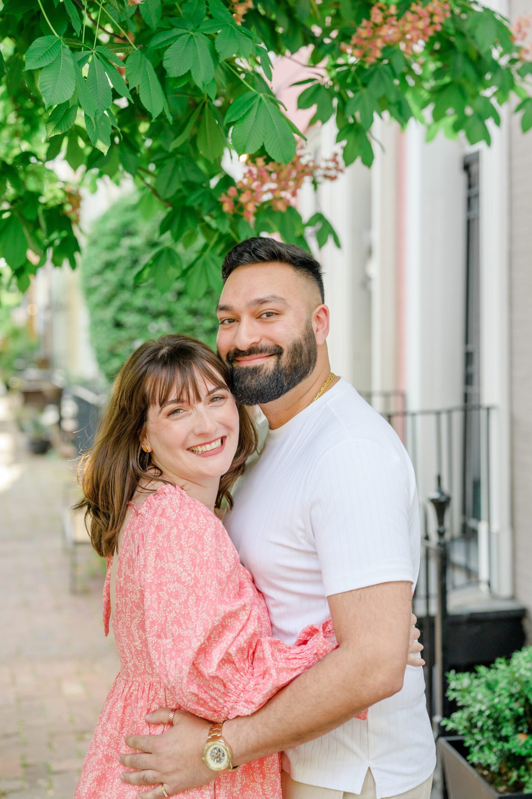 Federal Hill and Inner Harbor Engagement Photos photographed by Baltimore Wedding Photographer Cait Kramer.