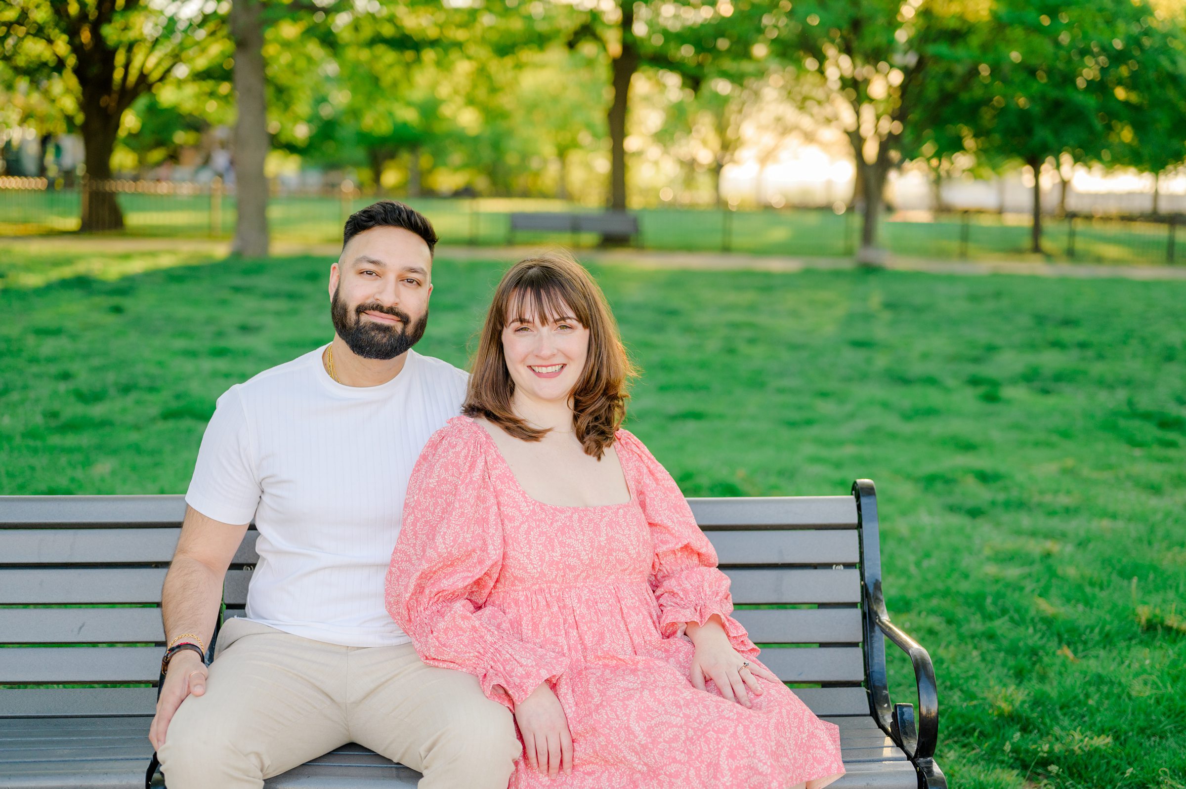 Federal Hill and Inner Harbor Engagement Photos photographed by Baltimore Wedding Photographer Cait Kramer.