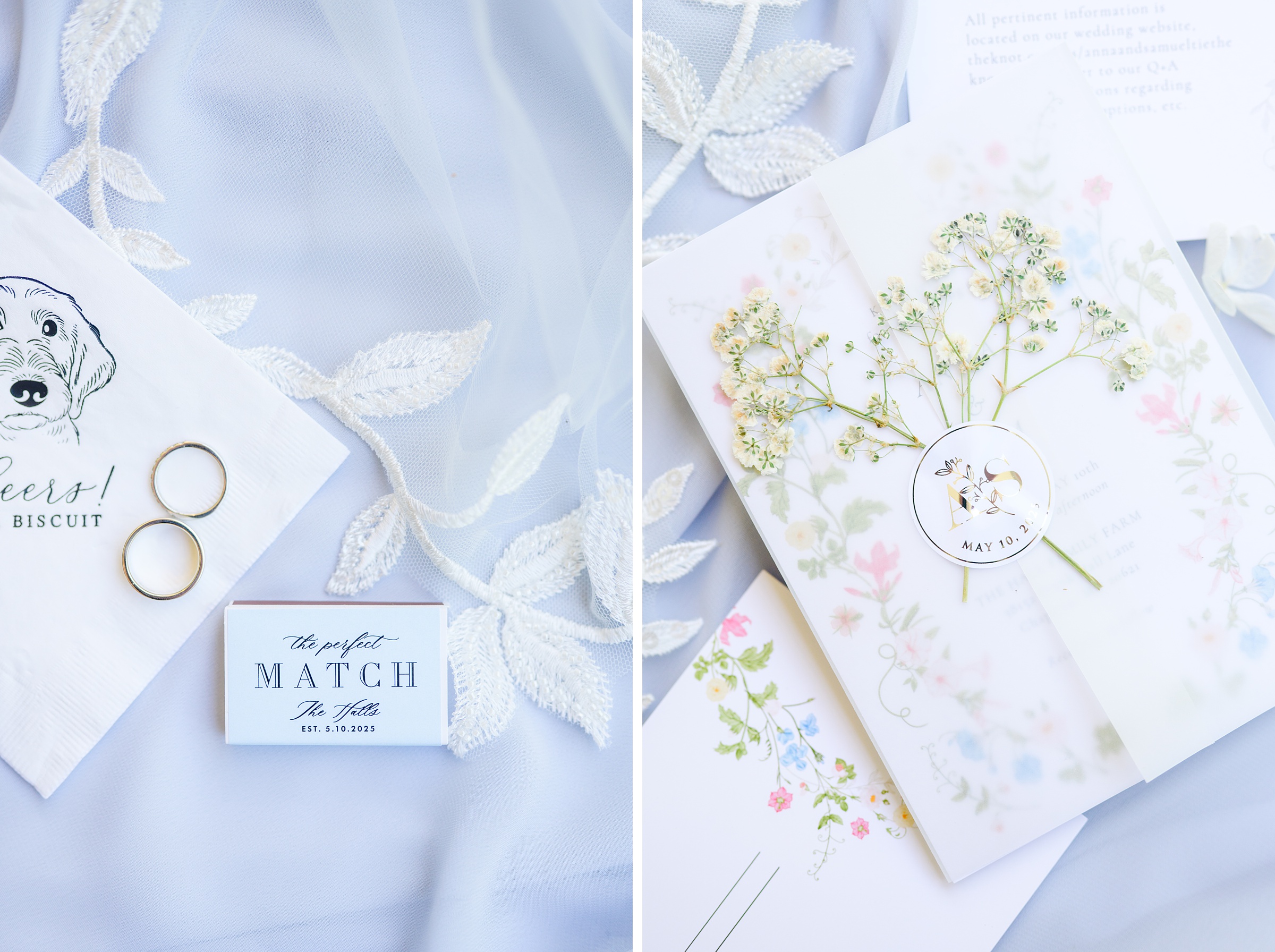 Pastel private estate wedding in Southern Maryland photographed by Baltimore Wedding Photographer Cait Kramer.