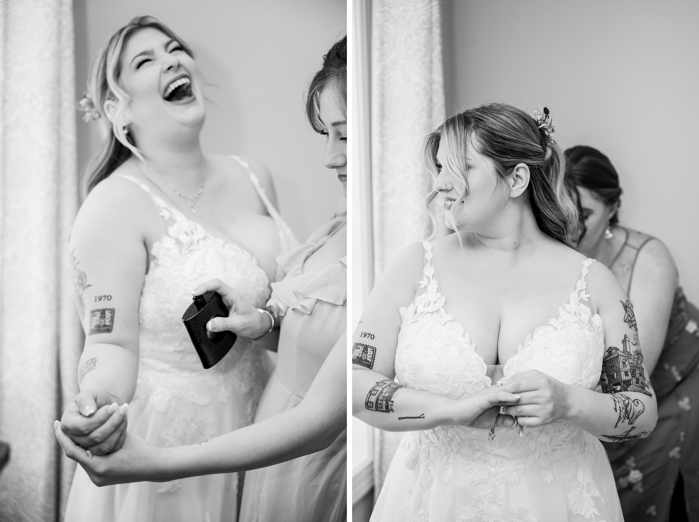 Pastel private estate wedding in Southern Maryland photographed by Baltimore Wedding Photographer Cait Kramer.