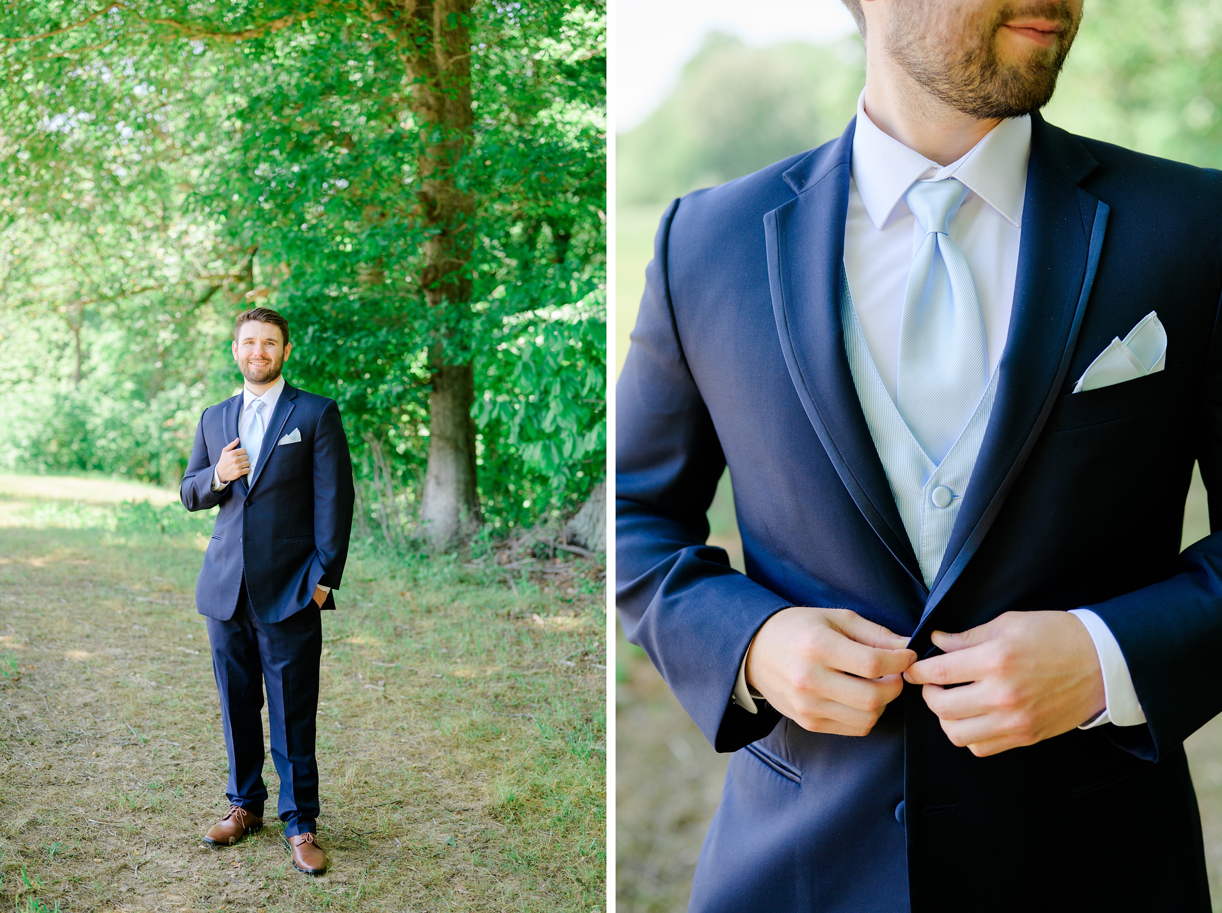Pastel private estate wedding in Southern Maryland photographed by Baltimore Wedding Photographer Cait Kramer.
