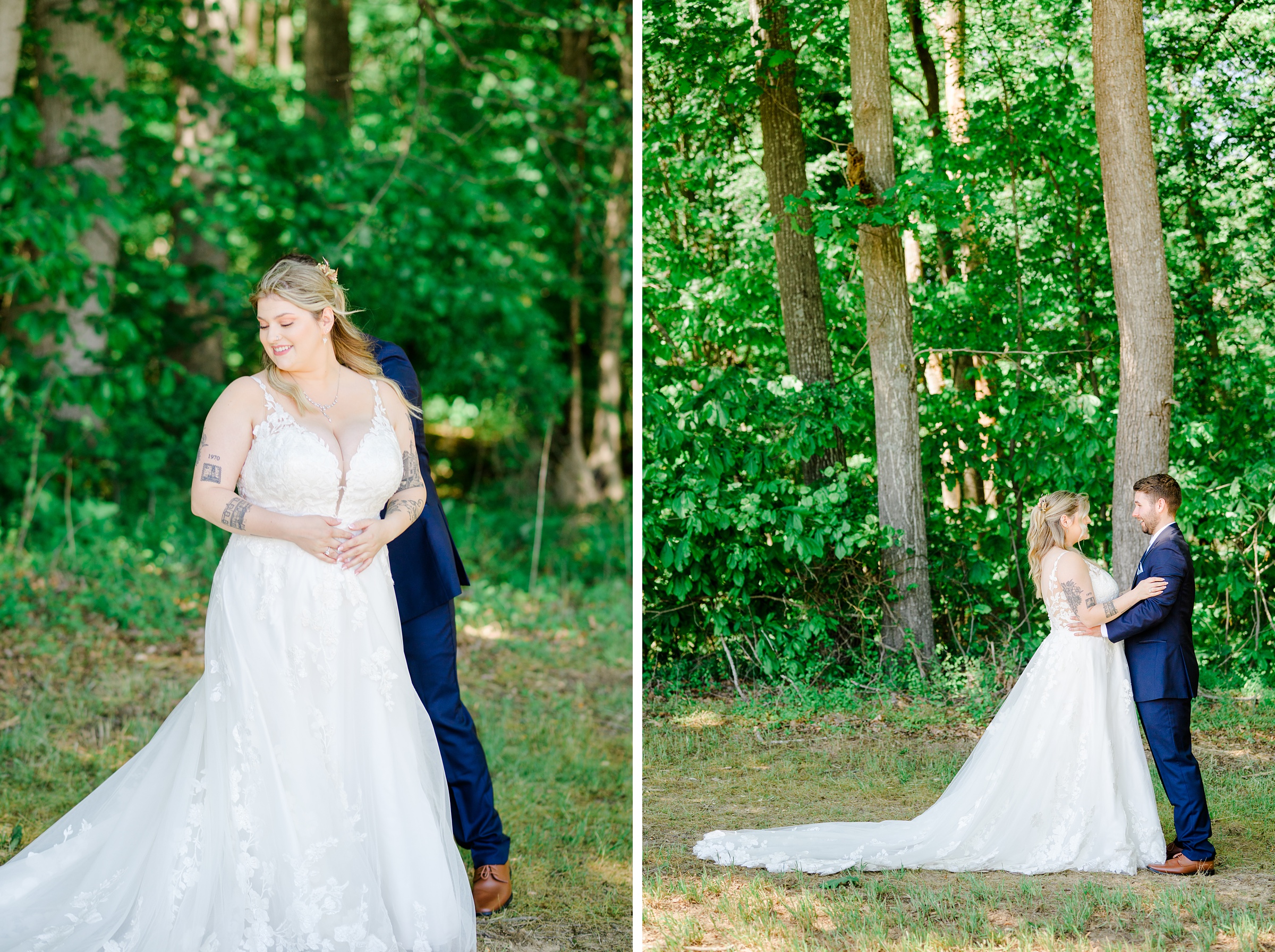 Pastel private estate wedding in Southern Maryland photographed by Baltimore Wedding Photographer Cait Kramer.