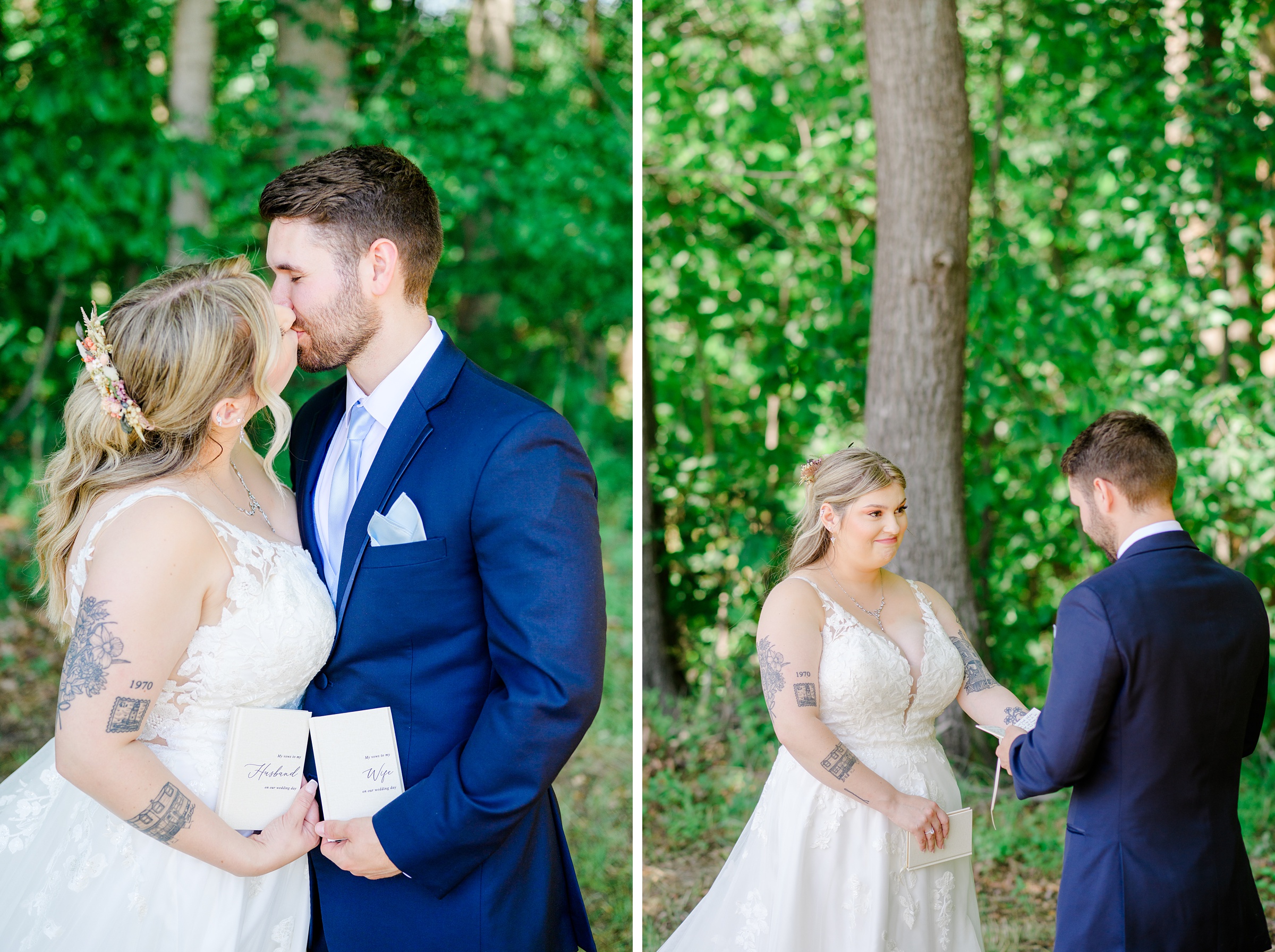 Pastel private estate wedding in Southern Maryland photographed by Baltimore Wedding Photographer Cait Kramer.