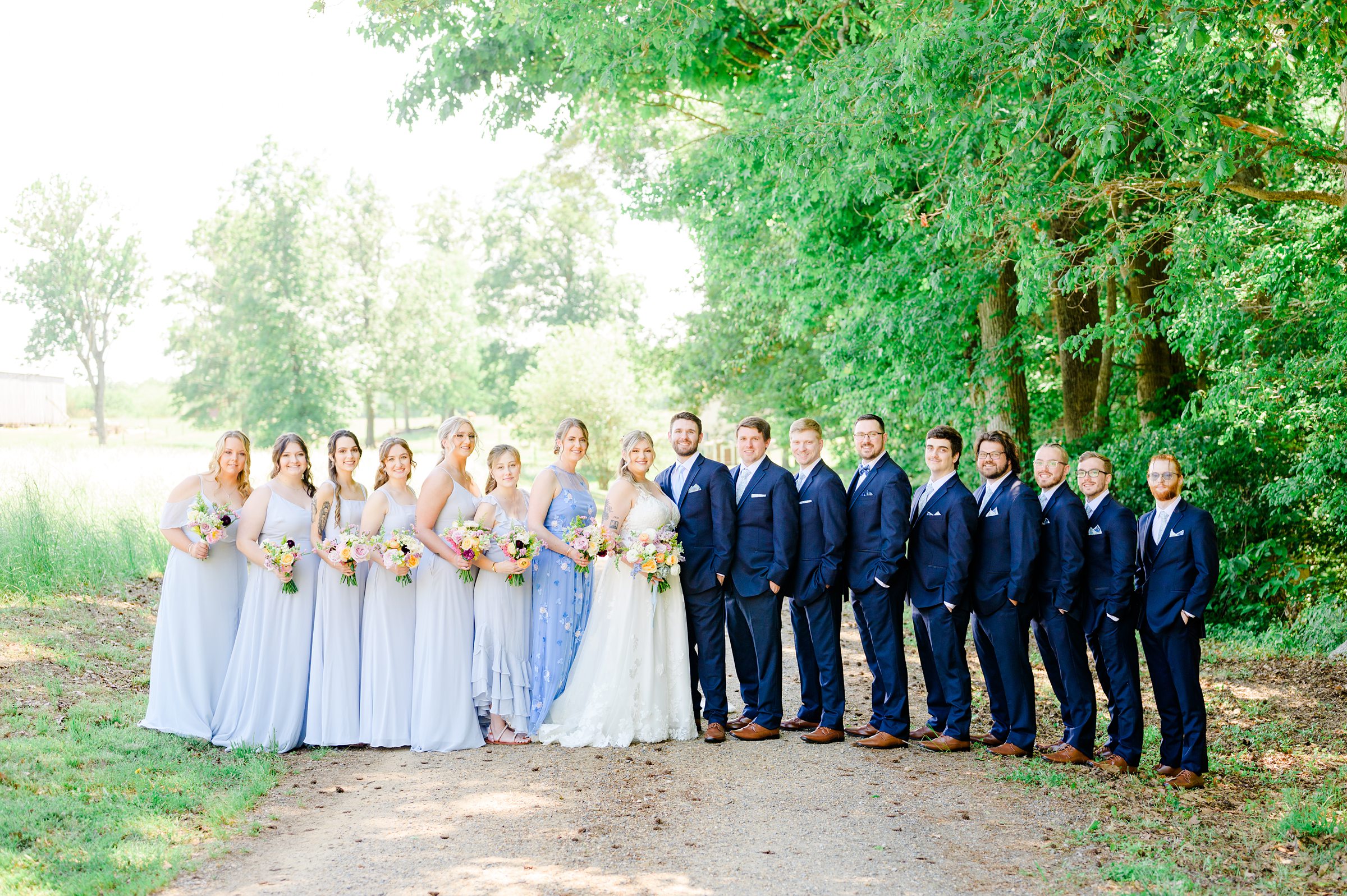 Pastel private estate wedding in Southern Maryland photographed by Baltimore Wedding Photographer Cait Kramer.