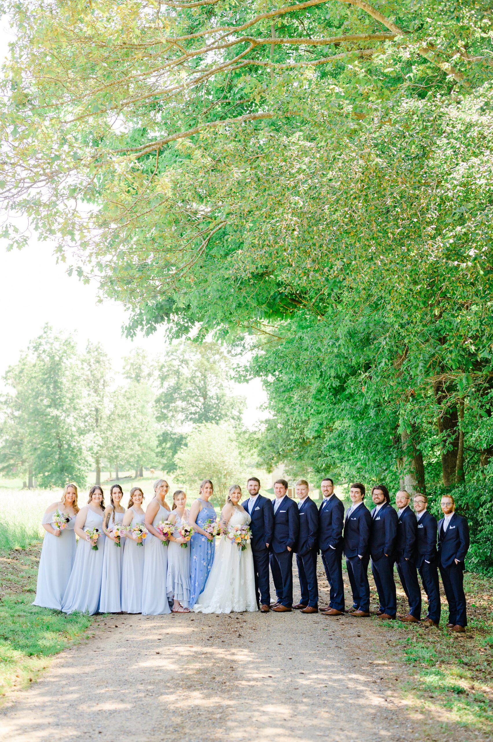 Pastel private estate wedding in Southern Maryland photographed by Baltimore Wedding Photographer Cait Kramer.