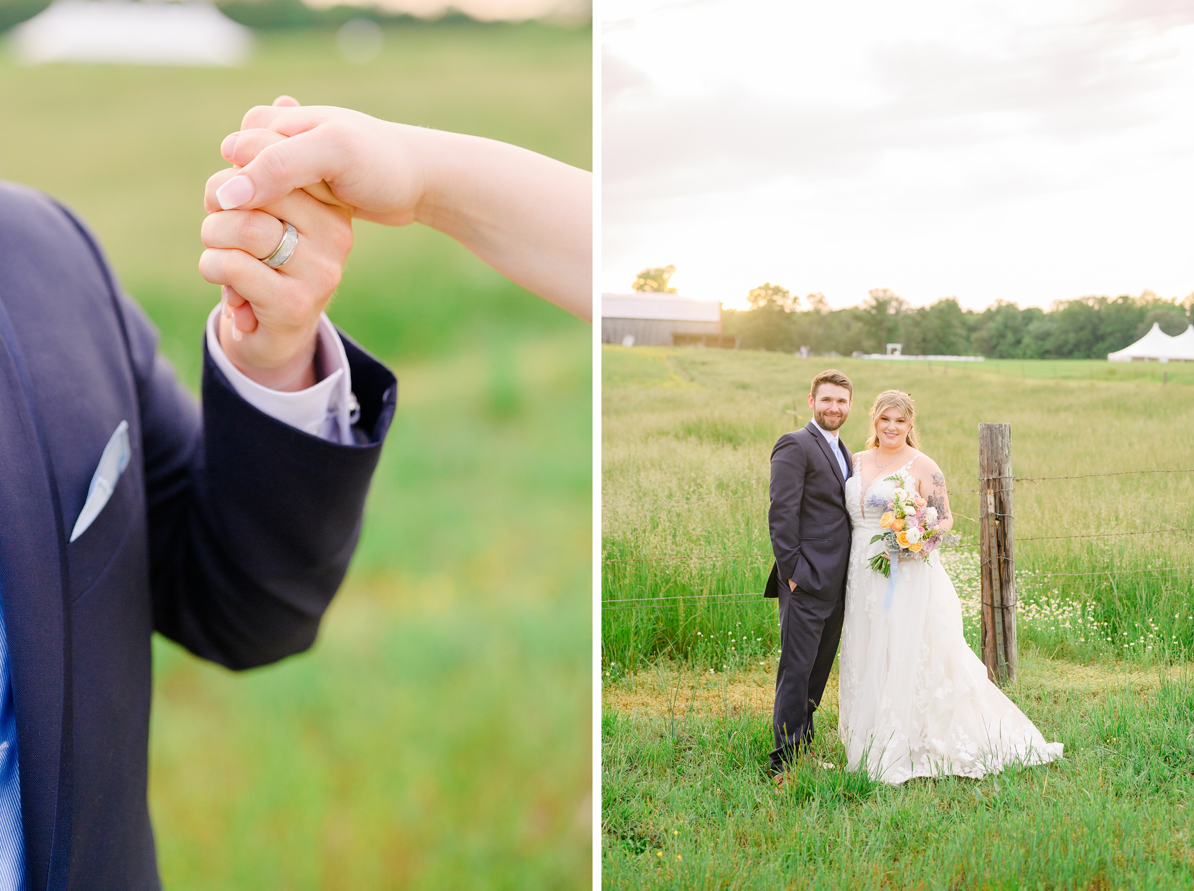 Pastel private estate wedding in Southern Maryland photographed by Baltimore Wedding Photographer Cait Kramer.