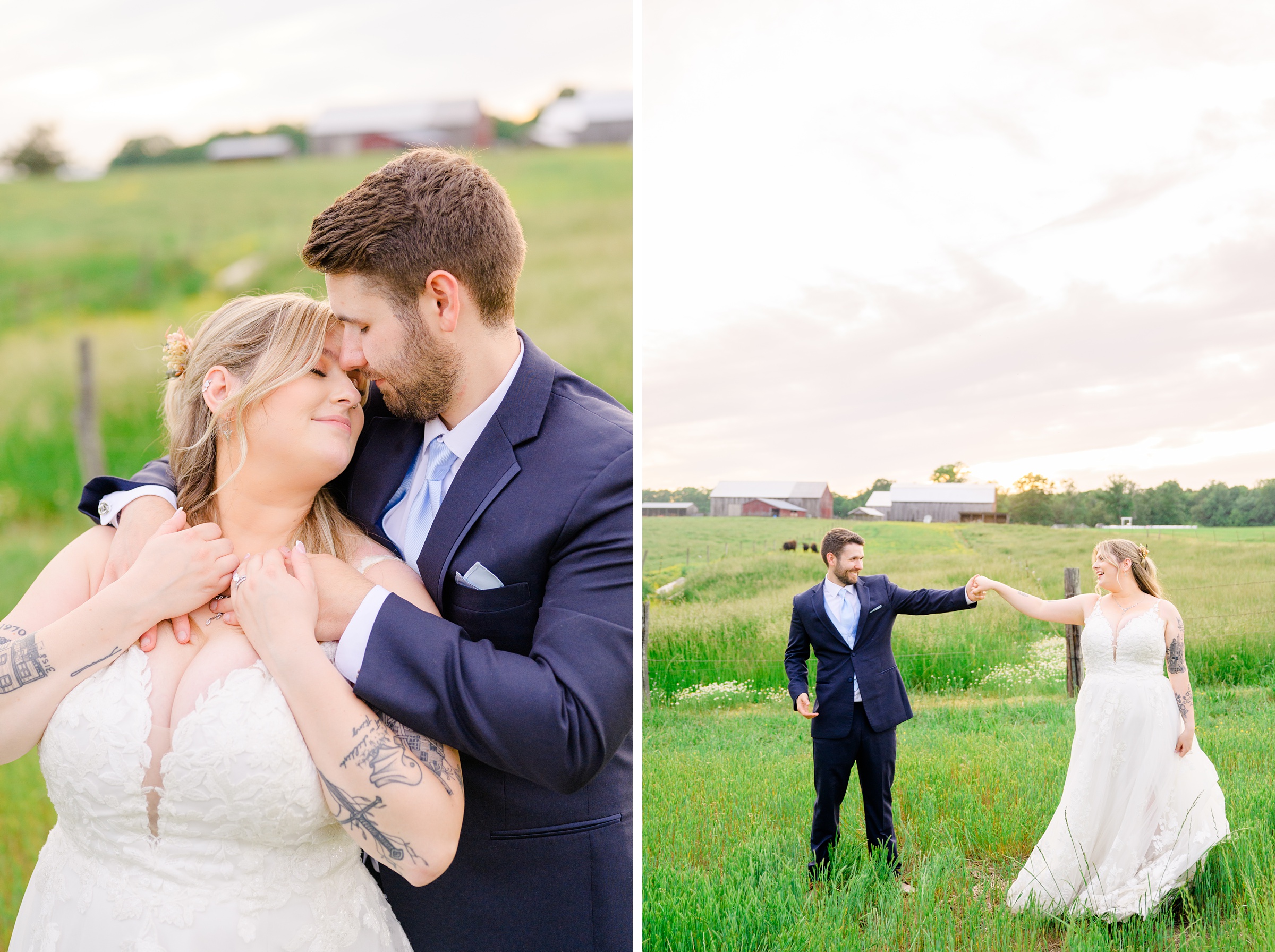 Pastel private estate wedding in Southern Maryland photographed by Baltimore Wedding Photographer Cait Kramer.