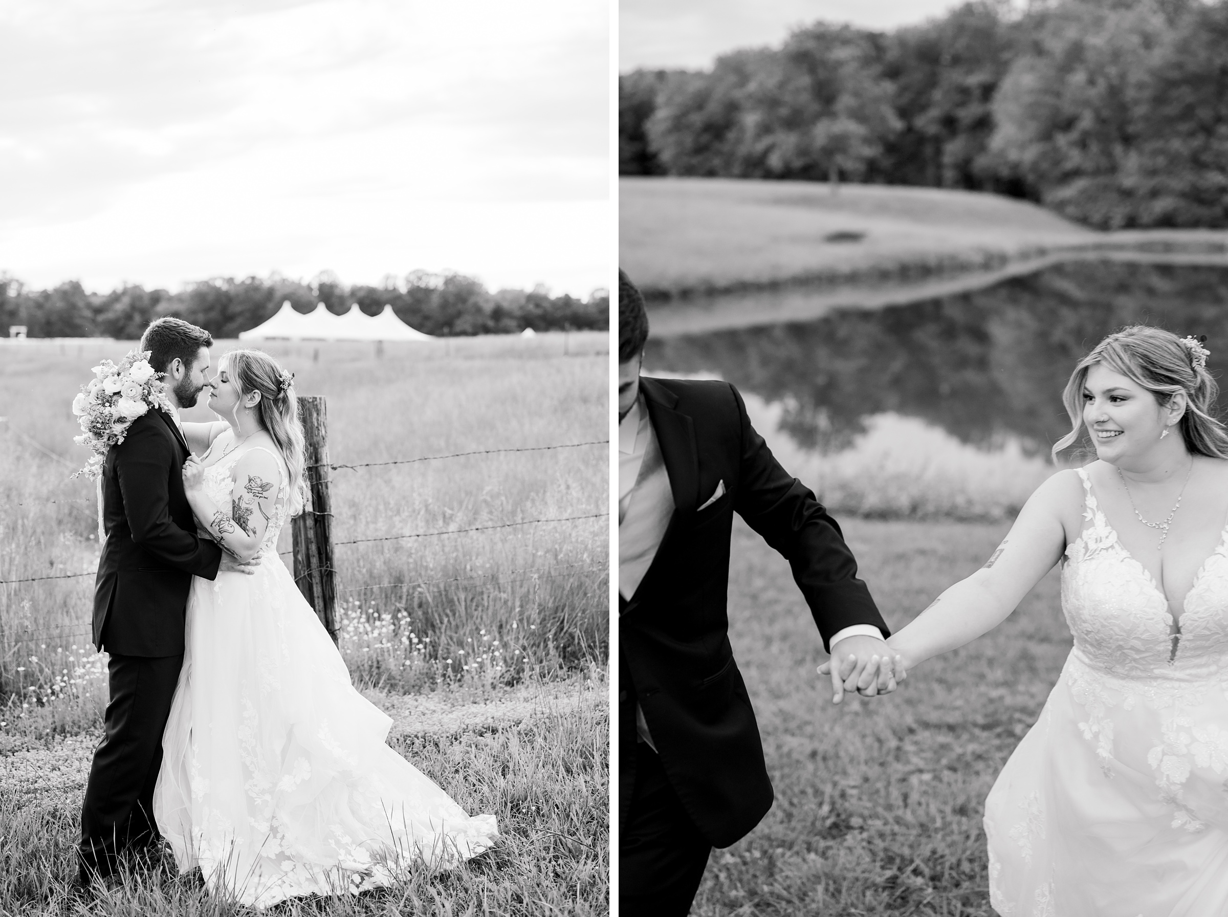 Pastel private estate wedding in Southern Maryland photographed by Baltimore Wedding Photographer Cait Kramer.