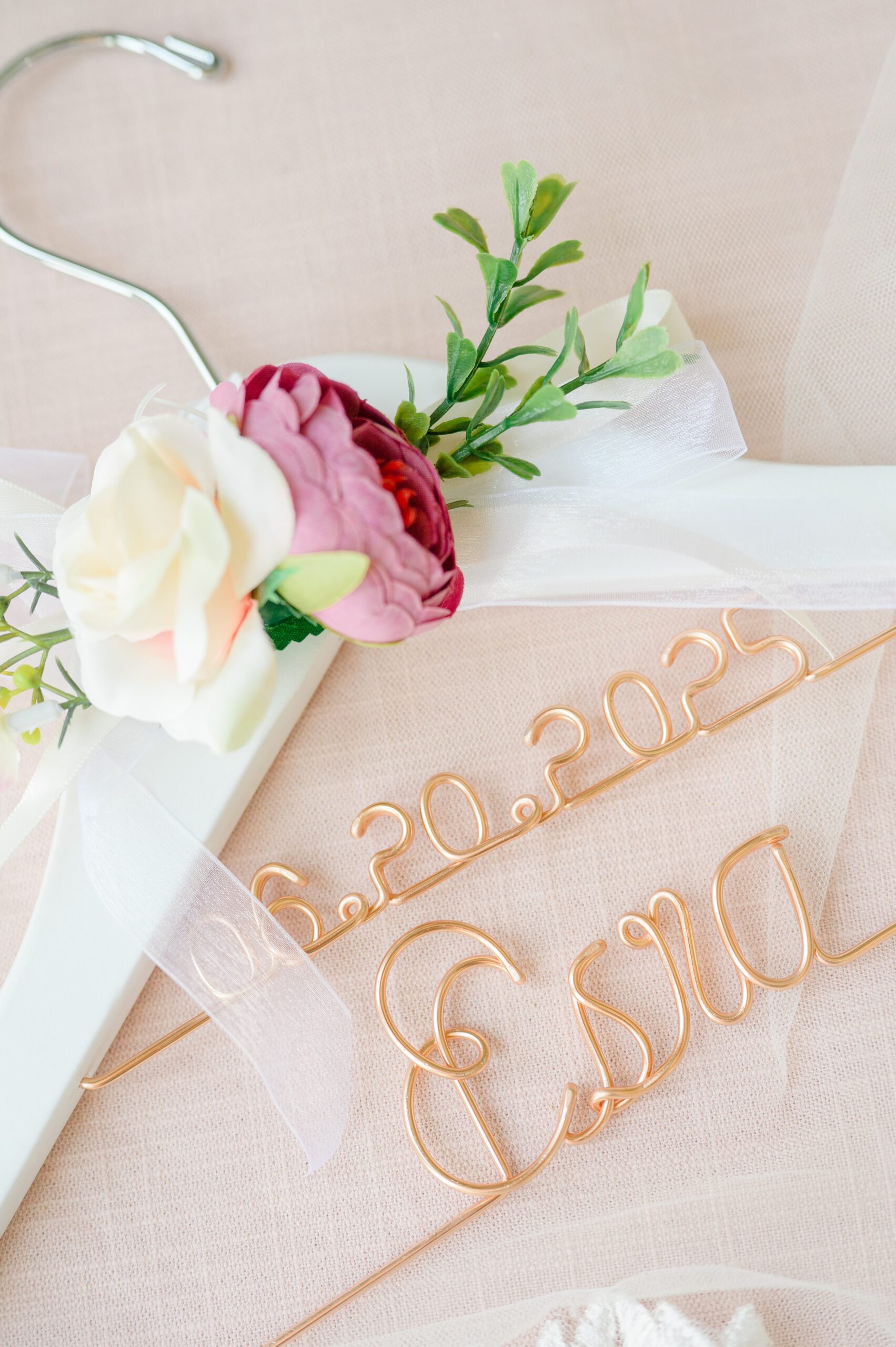 Bridal details at The View at Bluemont Wedding photographed by Baltimore Wedding Photographer Cait Kramer.