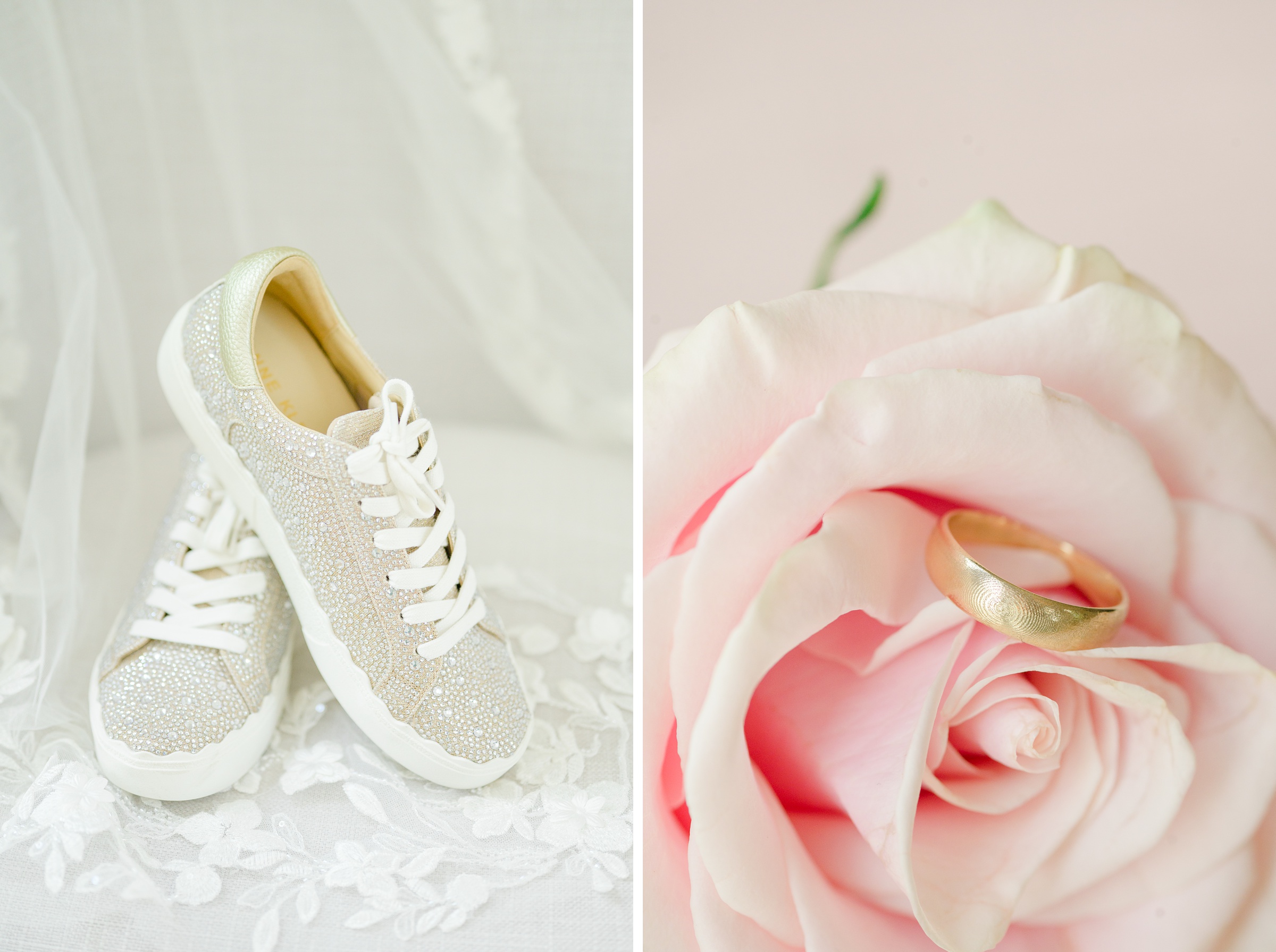 Bridal details at The View at Bluemont Wedding photographed by Baltimore Wedding Photographer Cait Kramer.