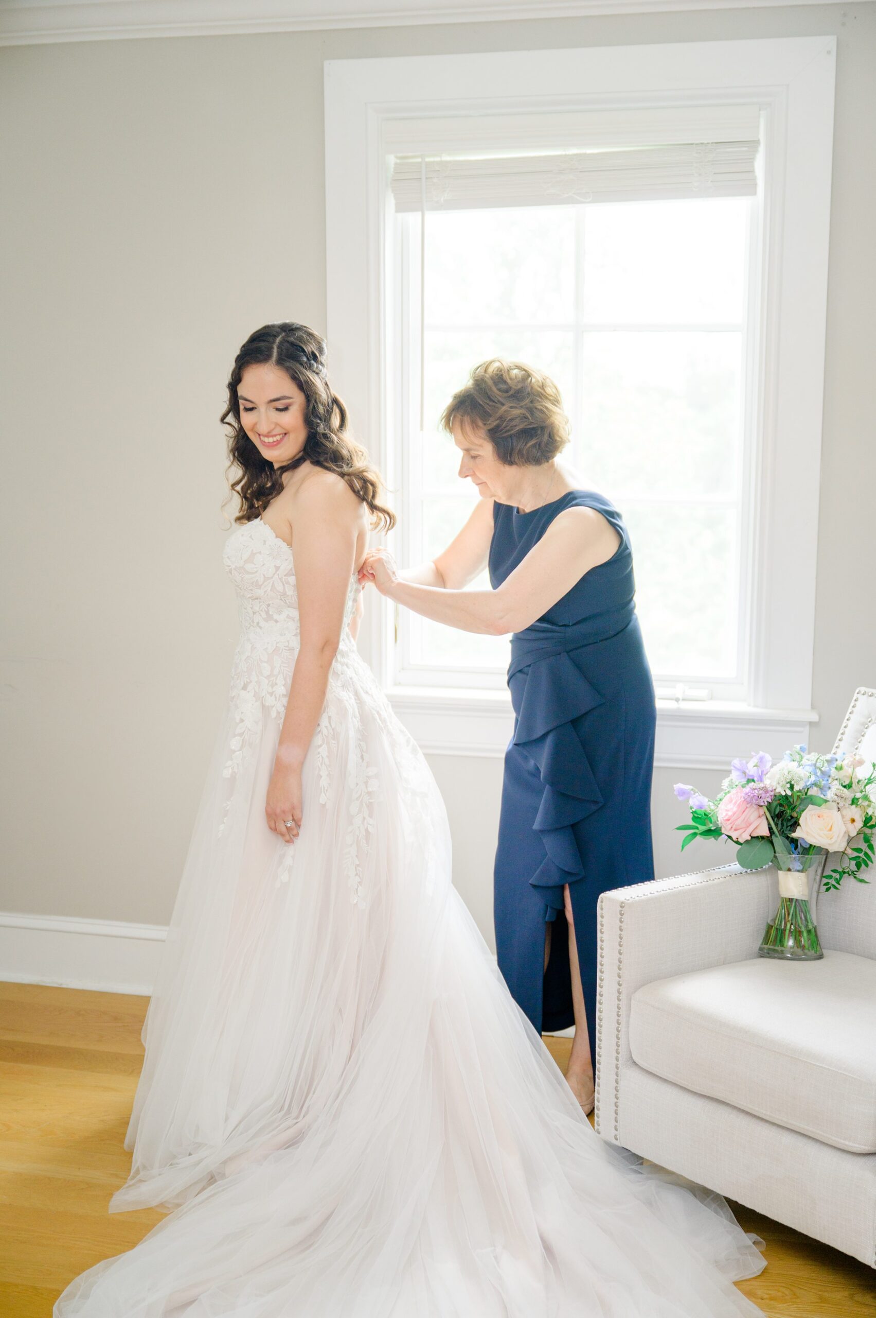 Bridal details at The View at Bluemont Wedding photographed by Baltimore Wedding Photographer Cait Kramer.