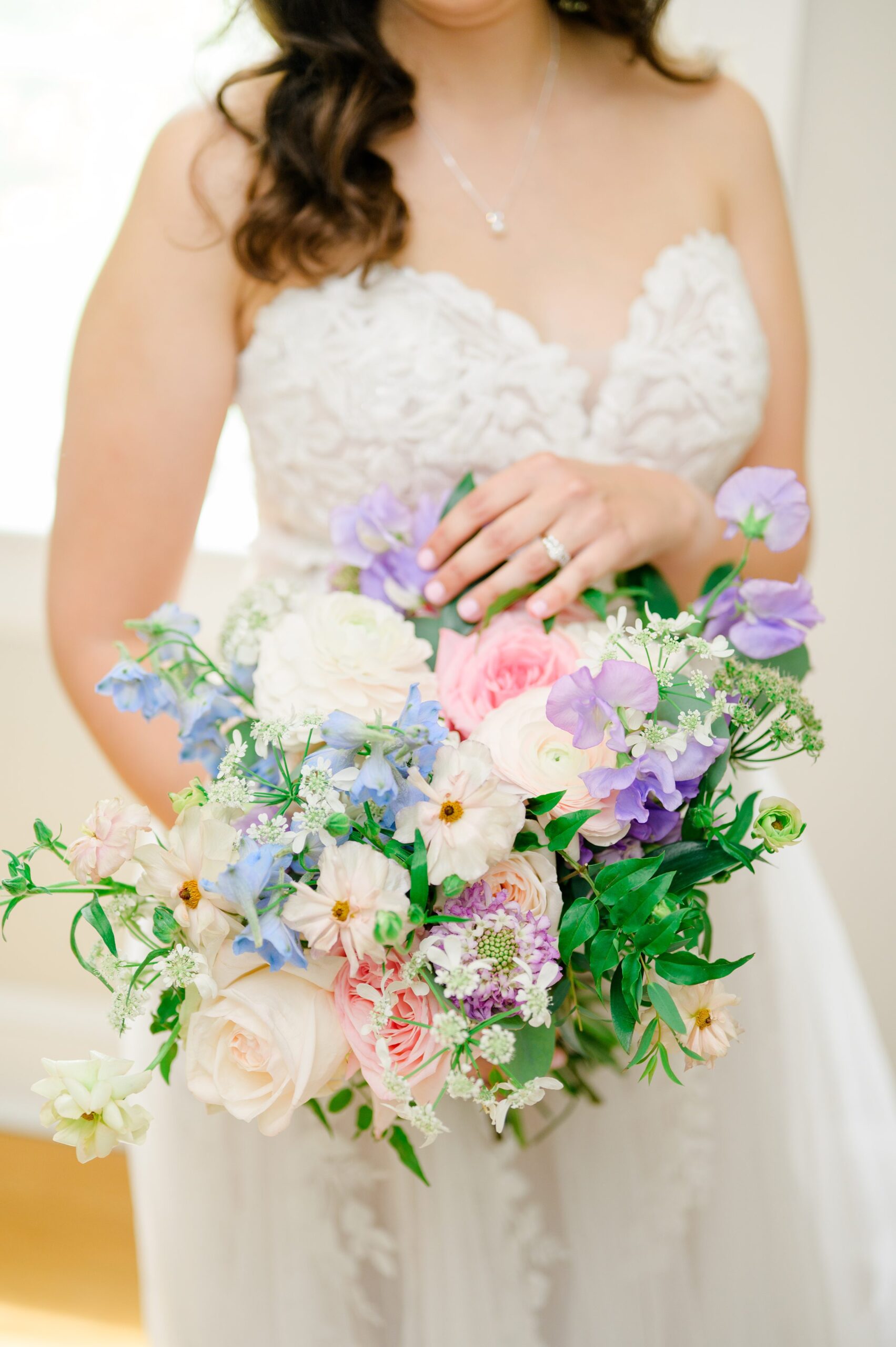 Bridal details at The View at Bluemont Wedding photographed by Baltimore Wedding Photographer Cait Kramer.