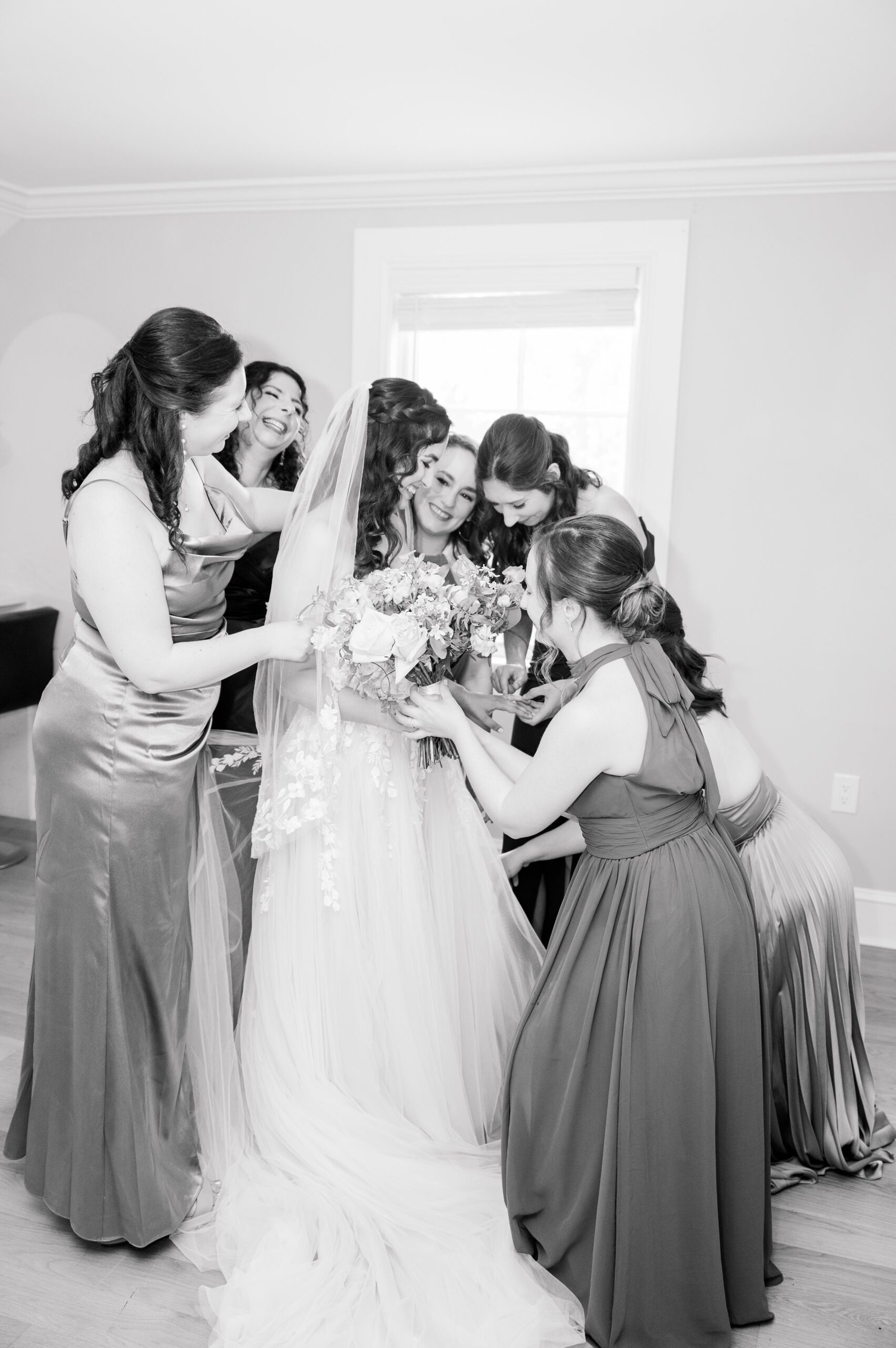 Bridal details at The View at Bluemont Wedding photographed by Baltimore Wedding Photographer Cait Kramer.