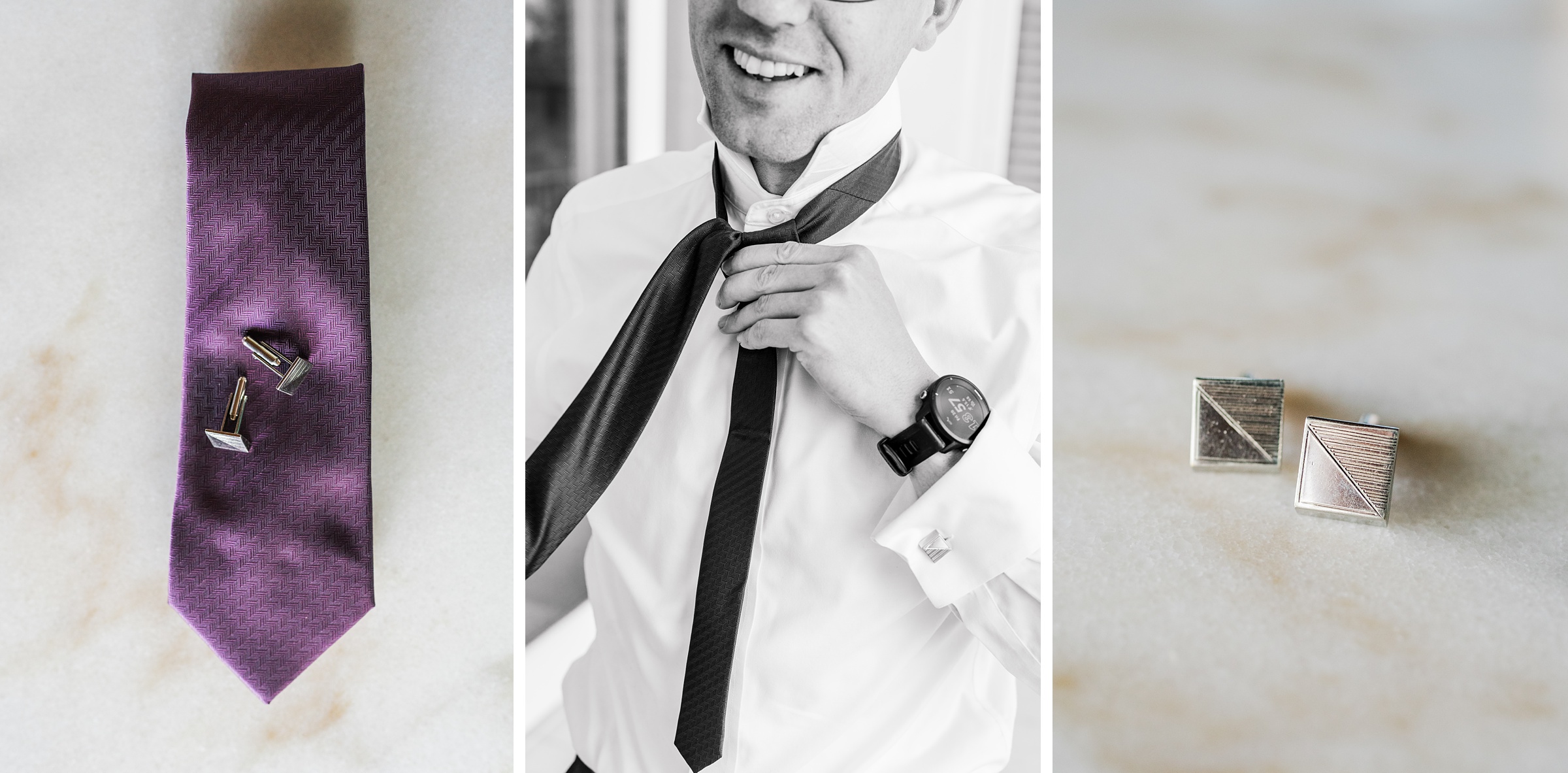 Grooms details at The View at Bluemont Wedding photographed by Baltimore Wedding Photographer Cait Kramer.