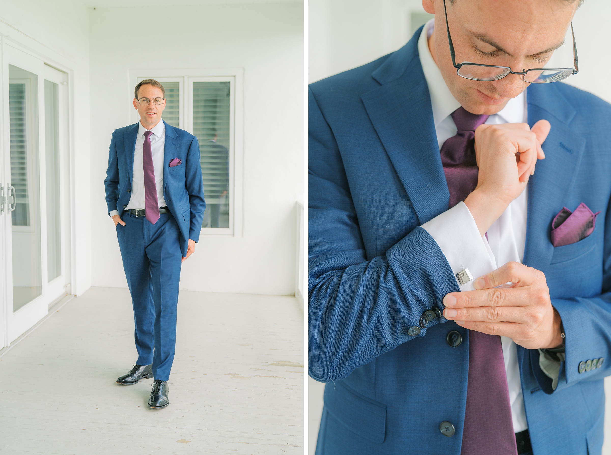 Grooms details at The View at Bluemont Wedding photographed by Baltimore Wedding Photographer Cait Kramer.