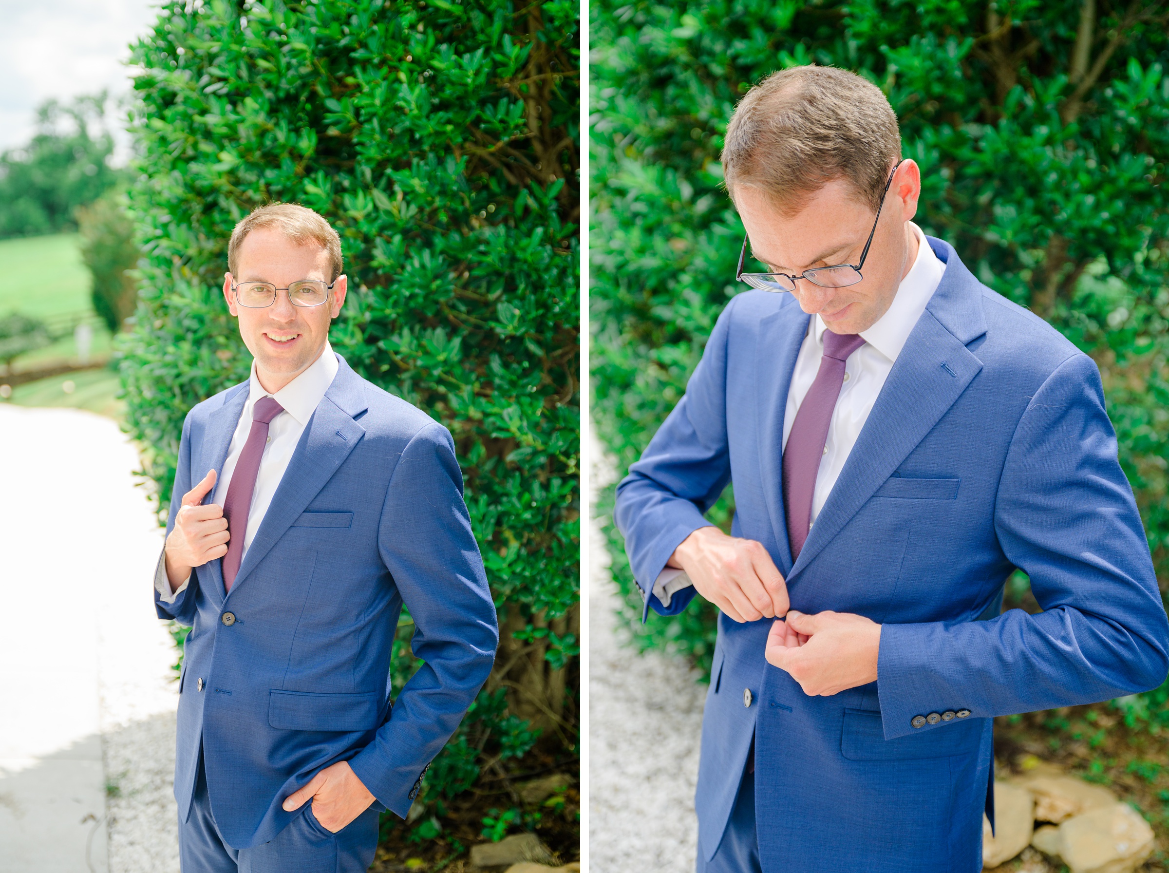 Grooms details at The View at Bluemont Wedding photographed by Baltimore Wedding Photographer Cait Kramer.