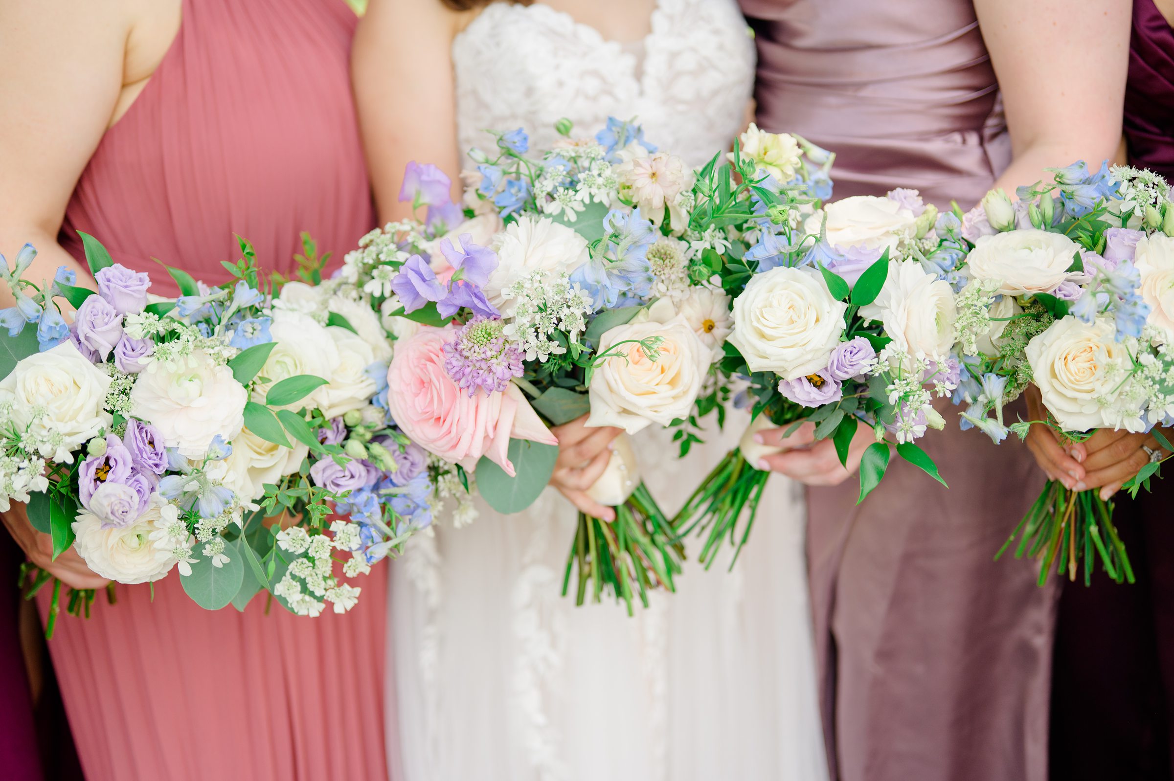 Wedding Party Portraits at The View at Bluemont Wedding photographed by Baltimore Wedding Photographer Cait Kramer.