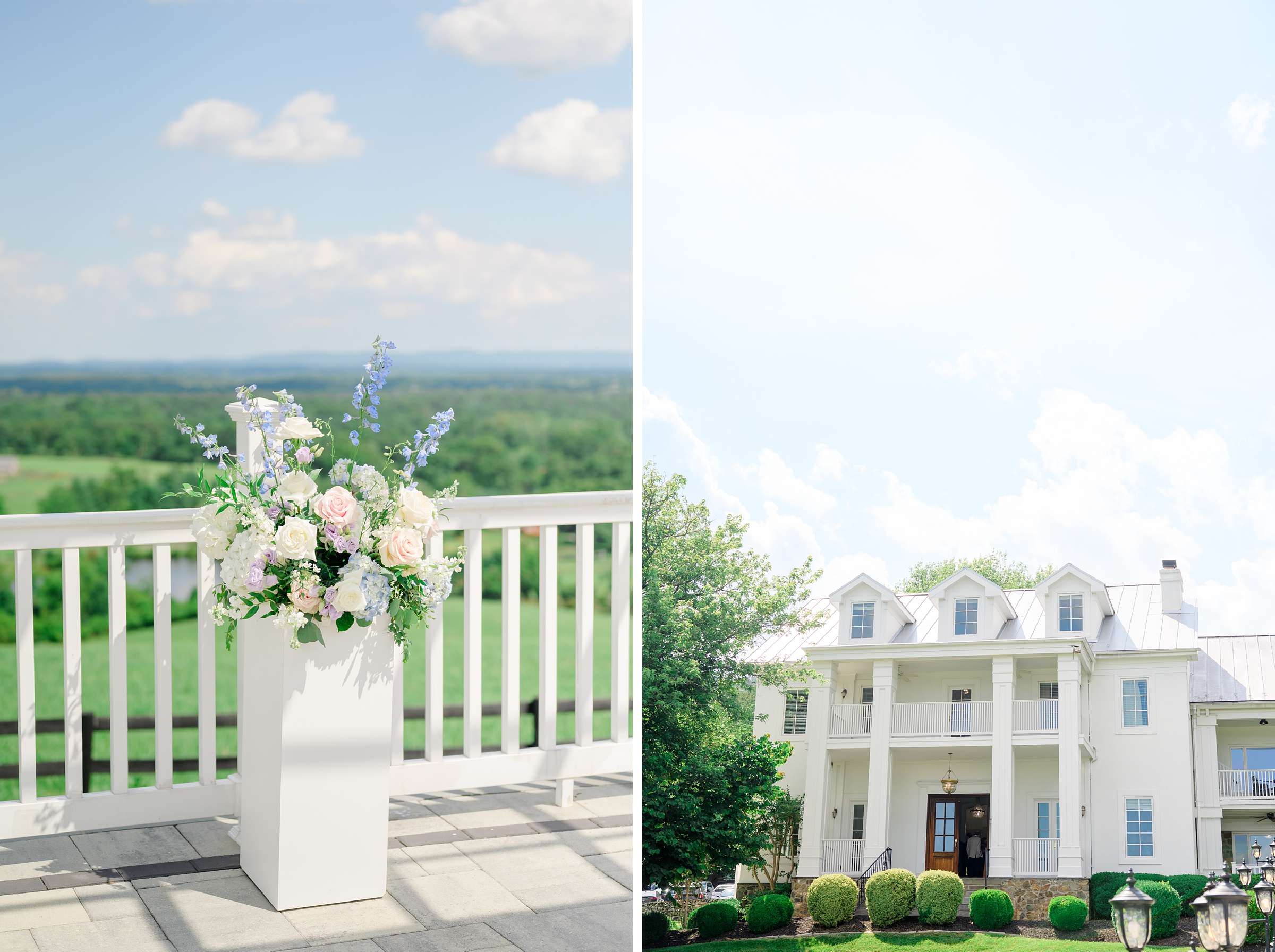 Wedding Party Portraits at The View at Bluemont Wedding photographed by Baltimore Wedding Photographer Cait Kramer.