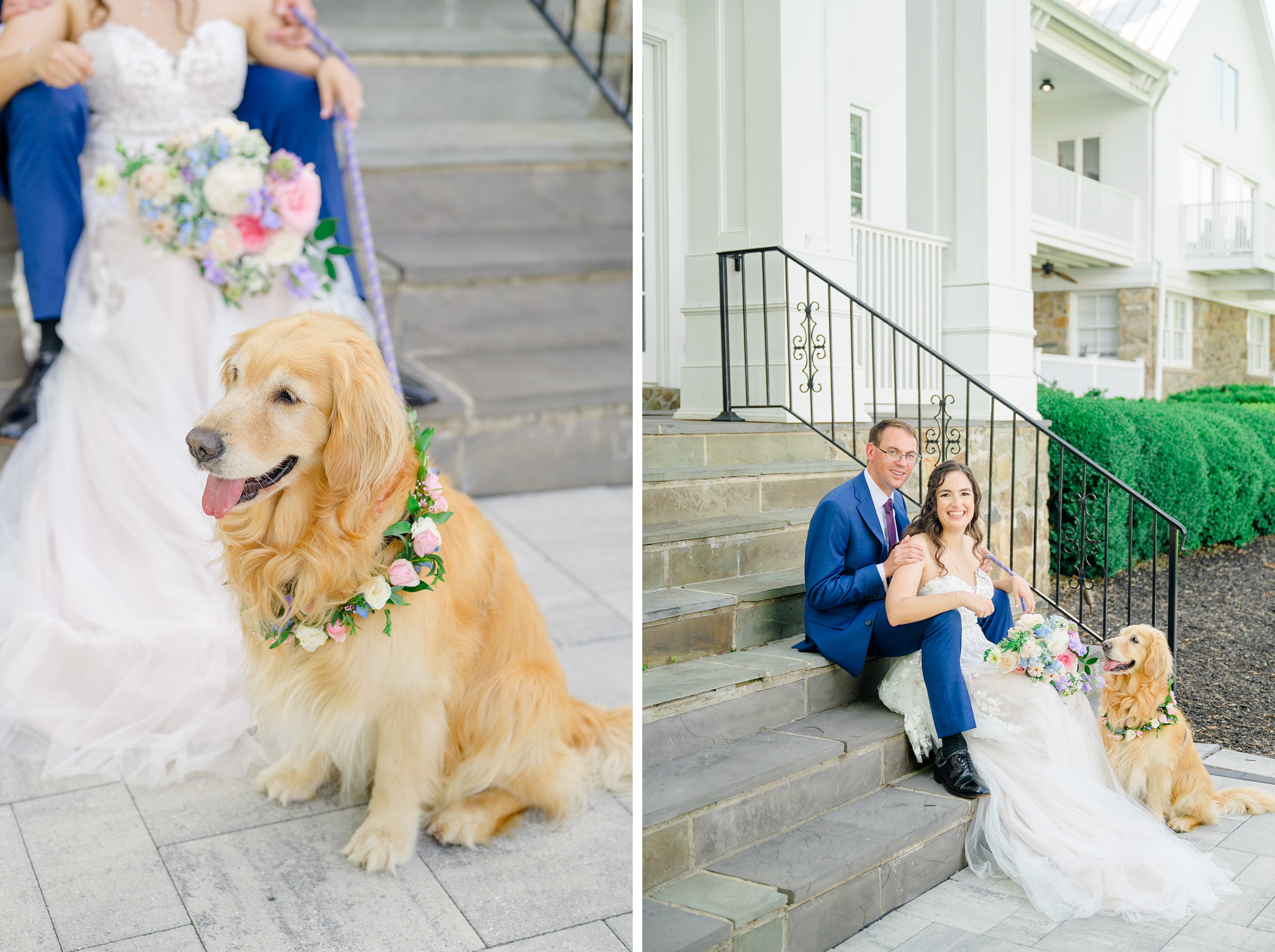 Wedding Ceremony at The View at Bluemont photographed by Baltimore Wedding Photographer Cait Kramer.
