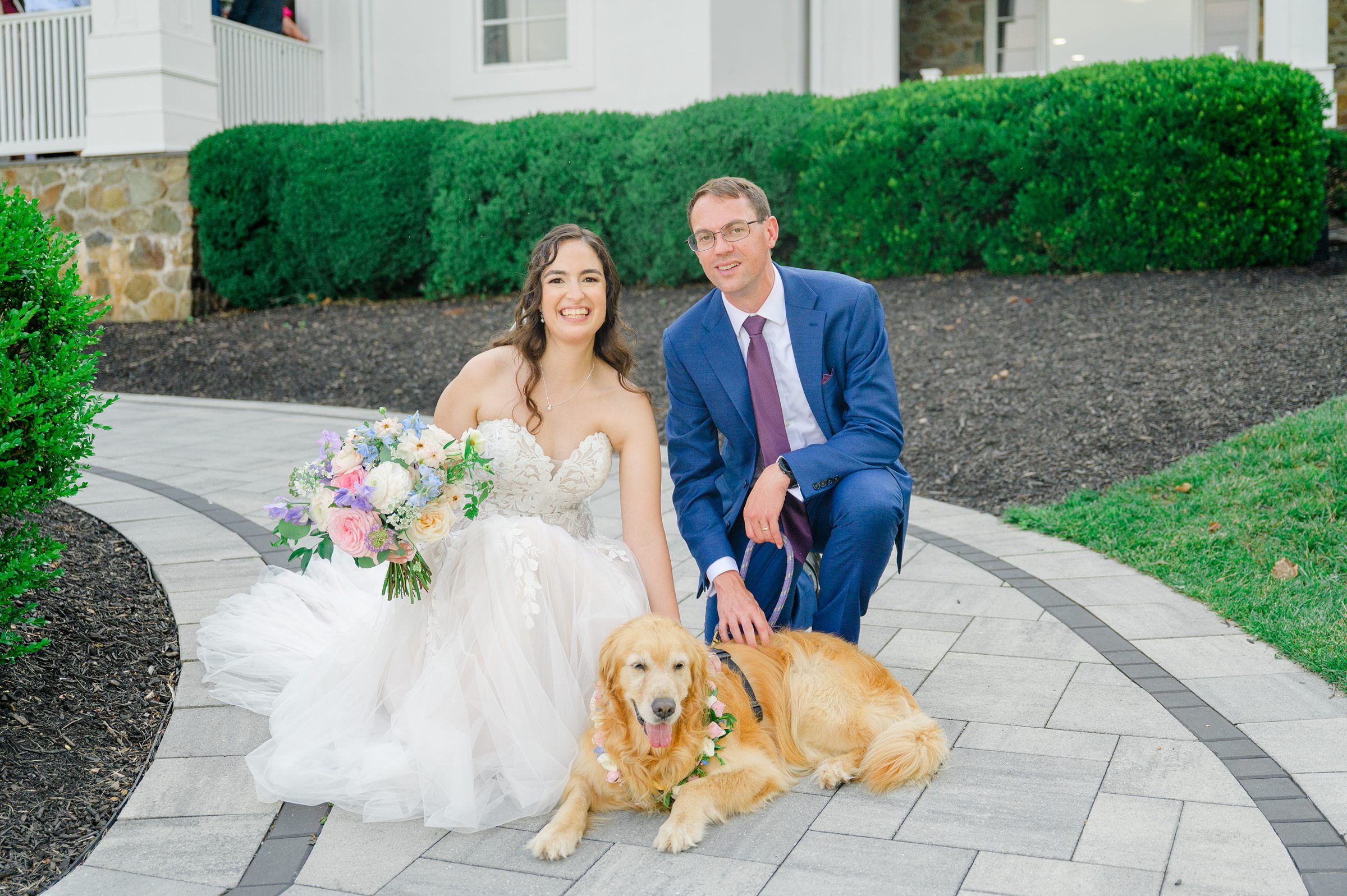 Wedding Ceremony at The View at Bluemont photographed by Baltimore Wedding Photographer Cait Kramer.