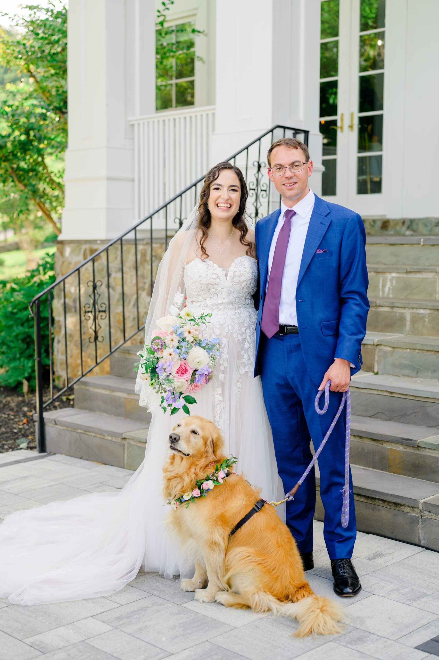 Newlywed Portraits at The View at Bluemont photographed by Baltimore Wedding Photographer Cait Kramer.