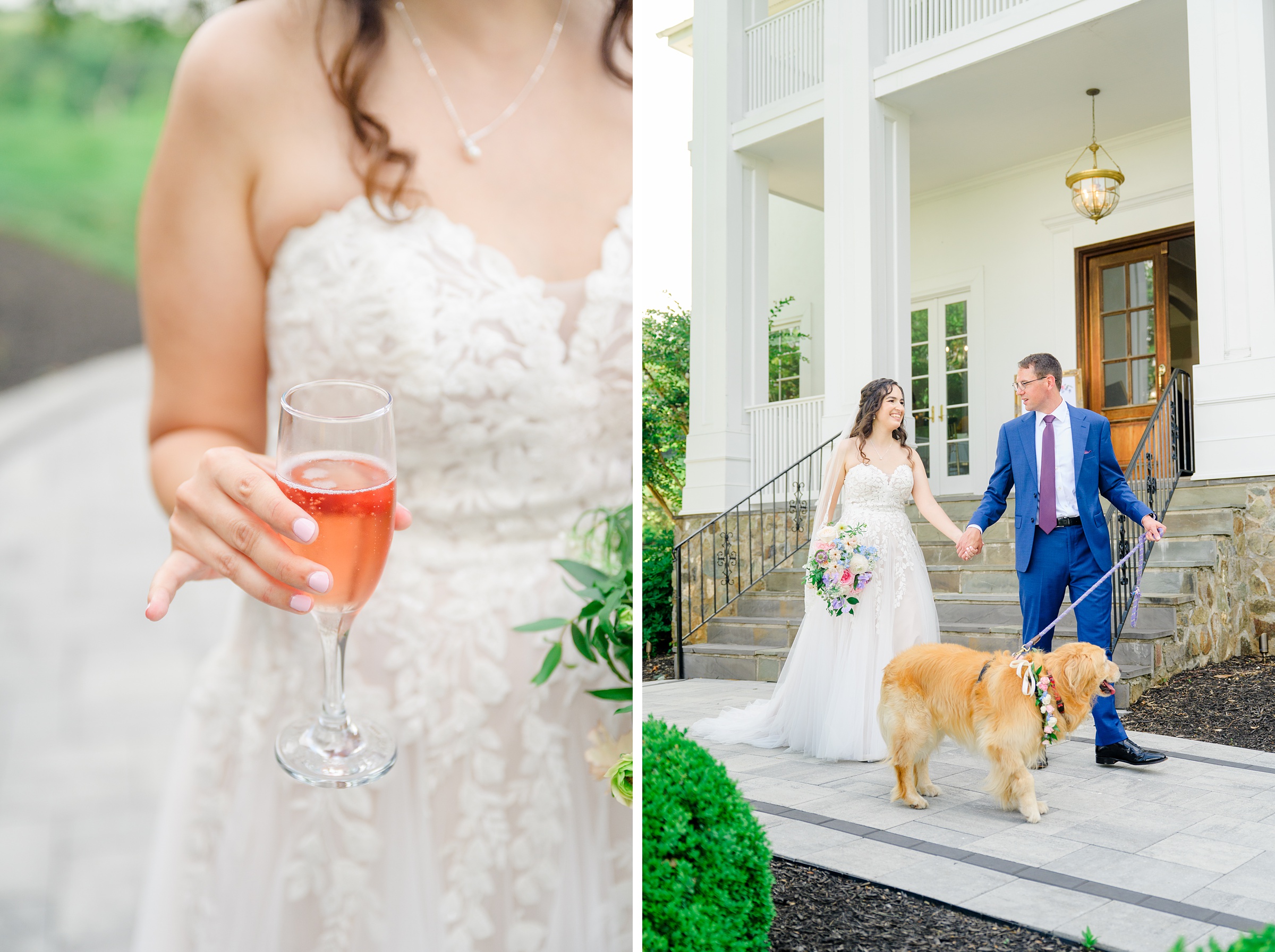 Newlywed Portraits at The View at Bluemont photographed by Baltimore Wedding Photographer Cait Kramer.