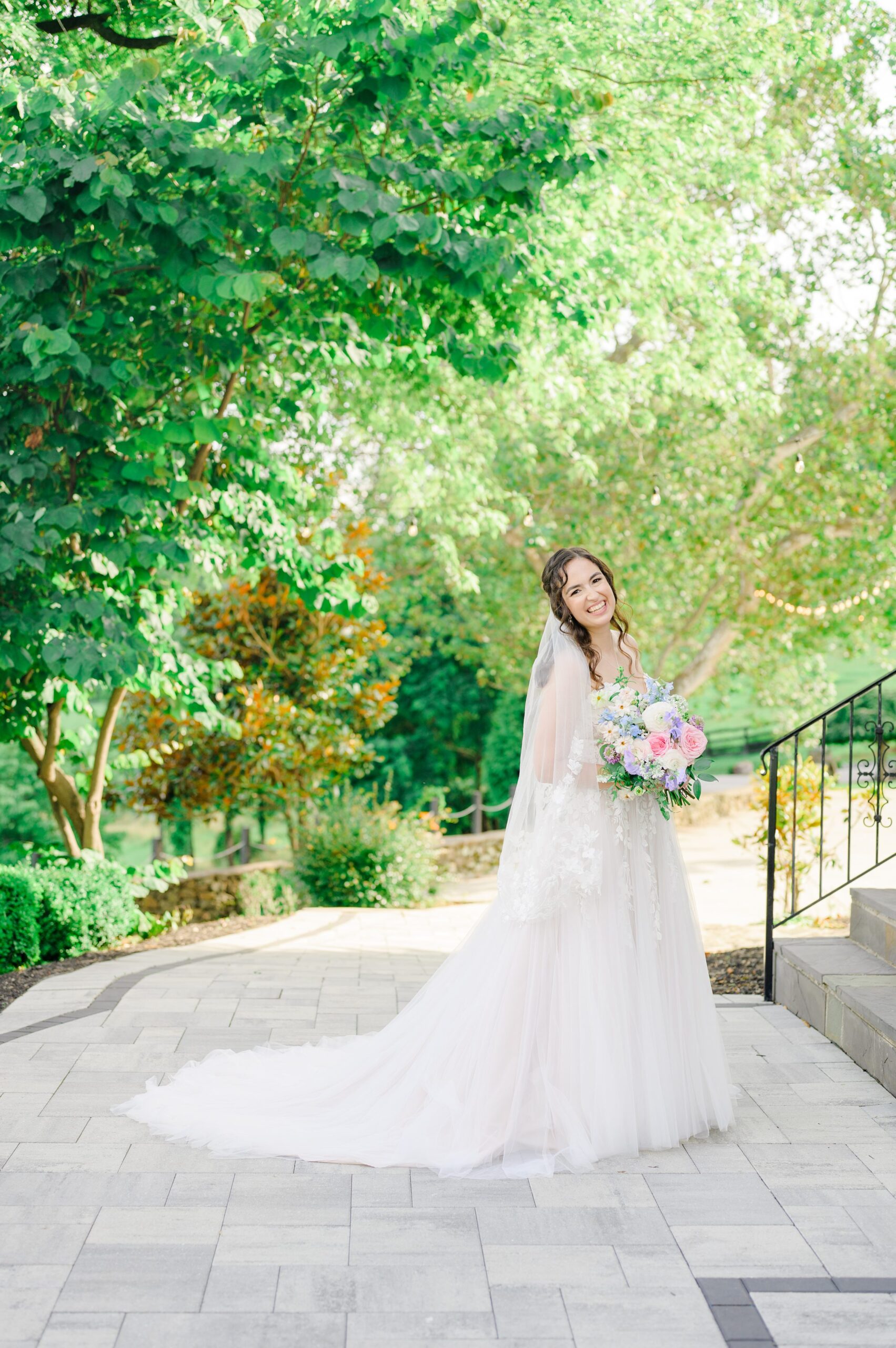 Newlywed Portraits at The View at Bluemont photographed by Baltimore Wedding Photographer Cait Kramer.