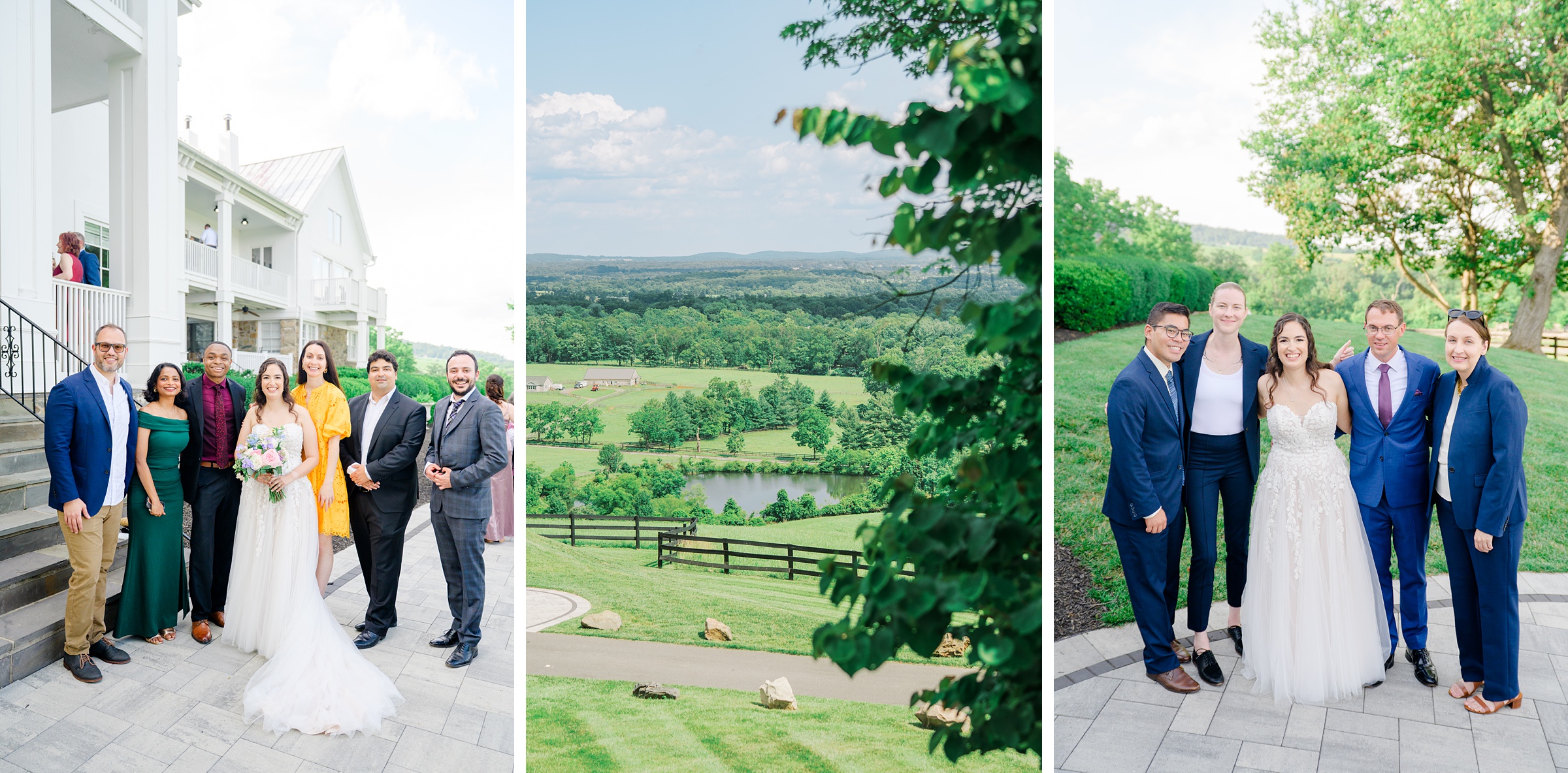 Cocktail Hour at The View at Bluemont photographed by Baltimore Wedding Photographer Cait Kramer.