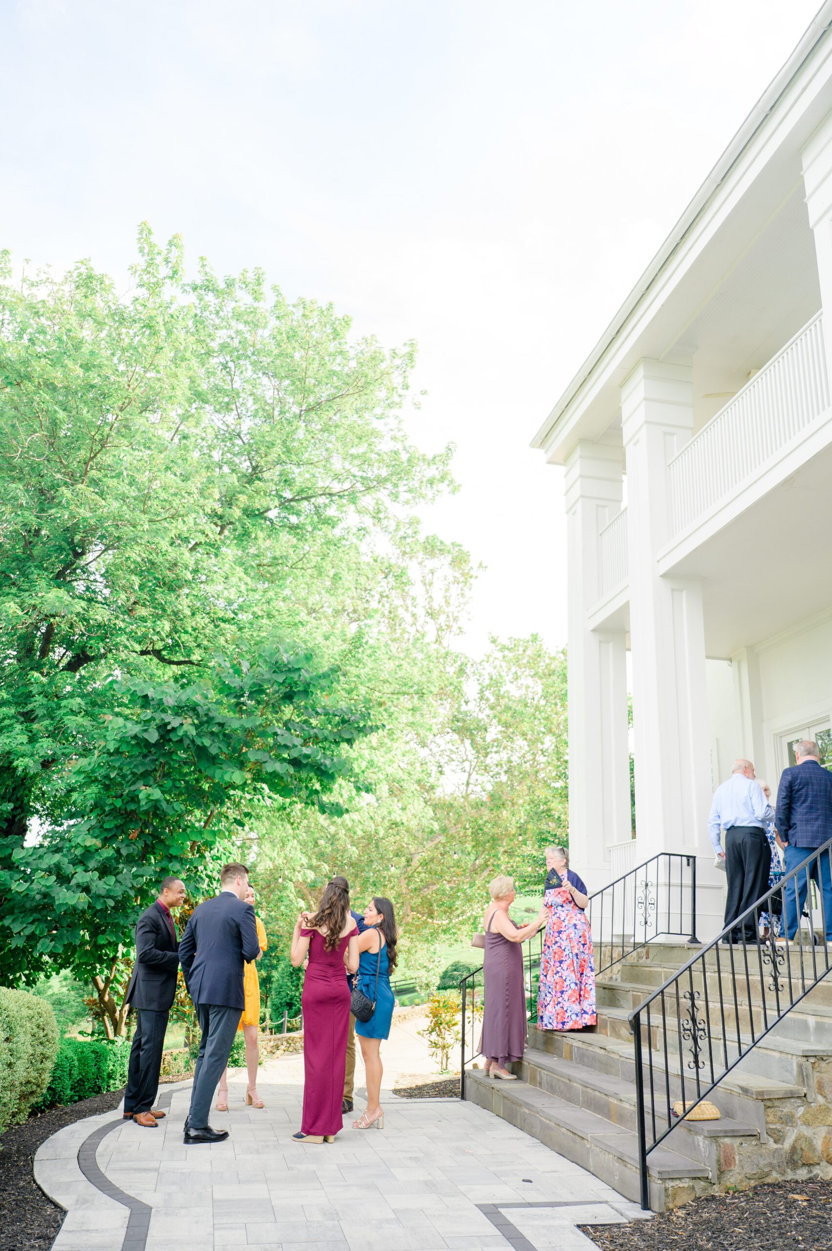 Cocktail Hour at The View at Bluemont photographed by Baltimore Wedding Photographer Cait Kramer.
