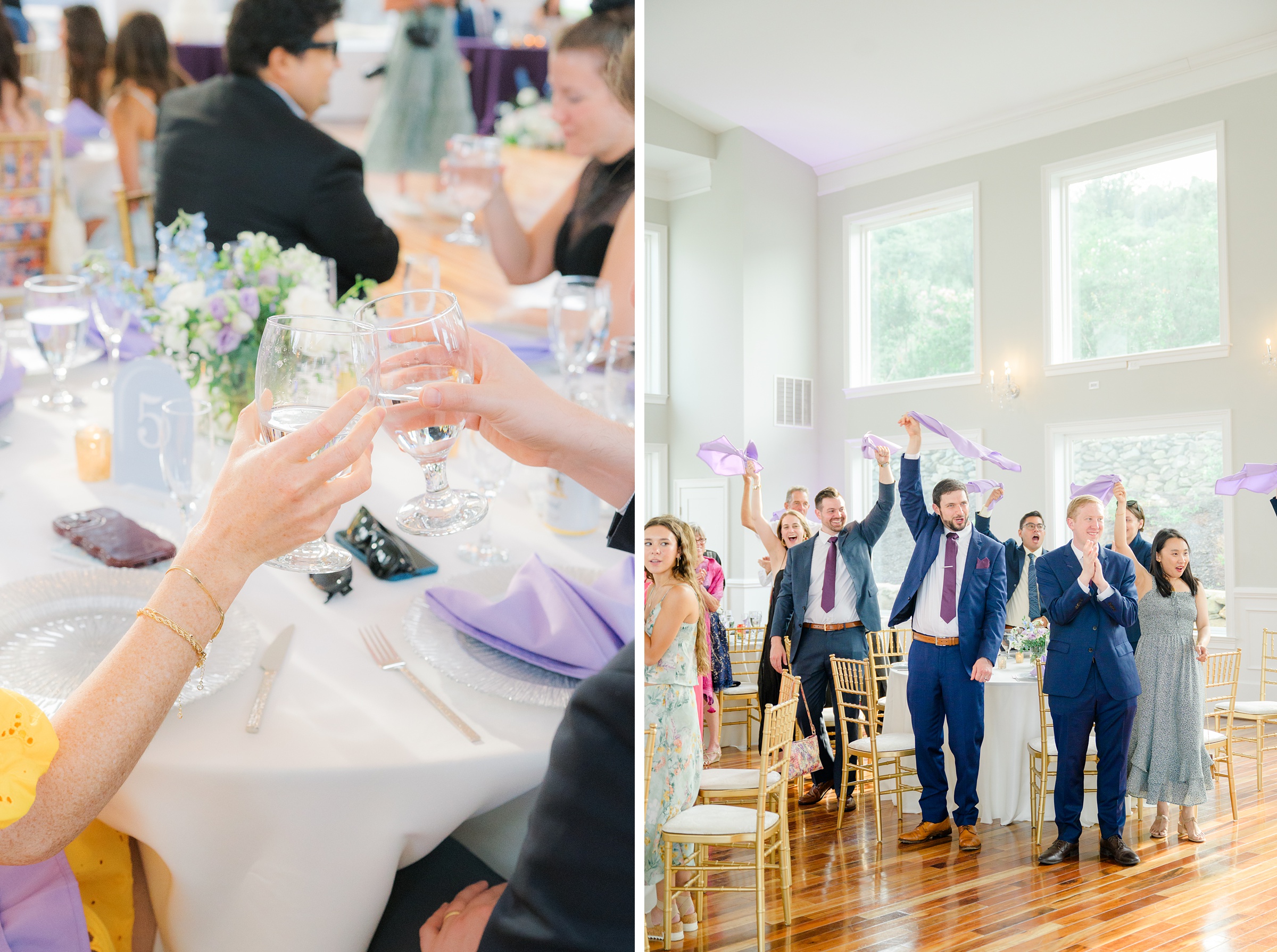 Wedding Reception at The View at Bluemont photographed by Baltimore Wedding Photographer Cait Kramer.