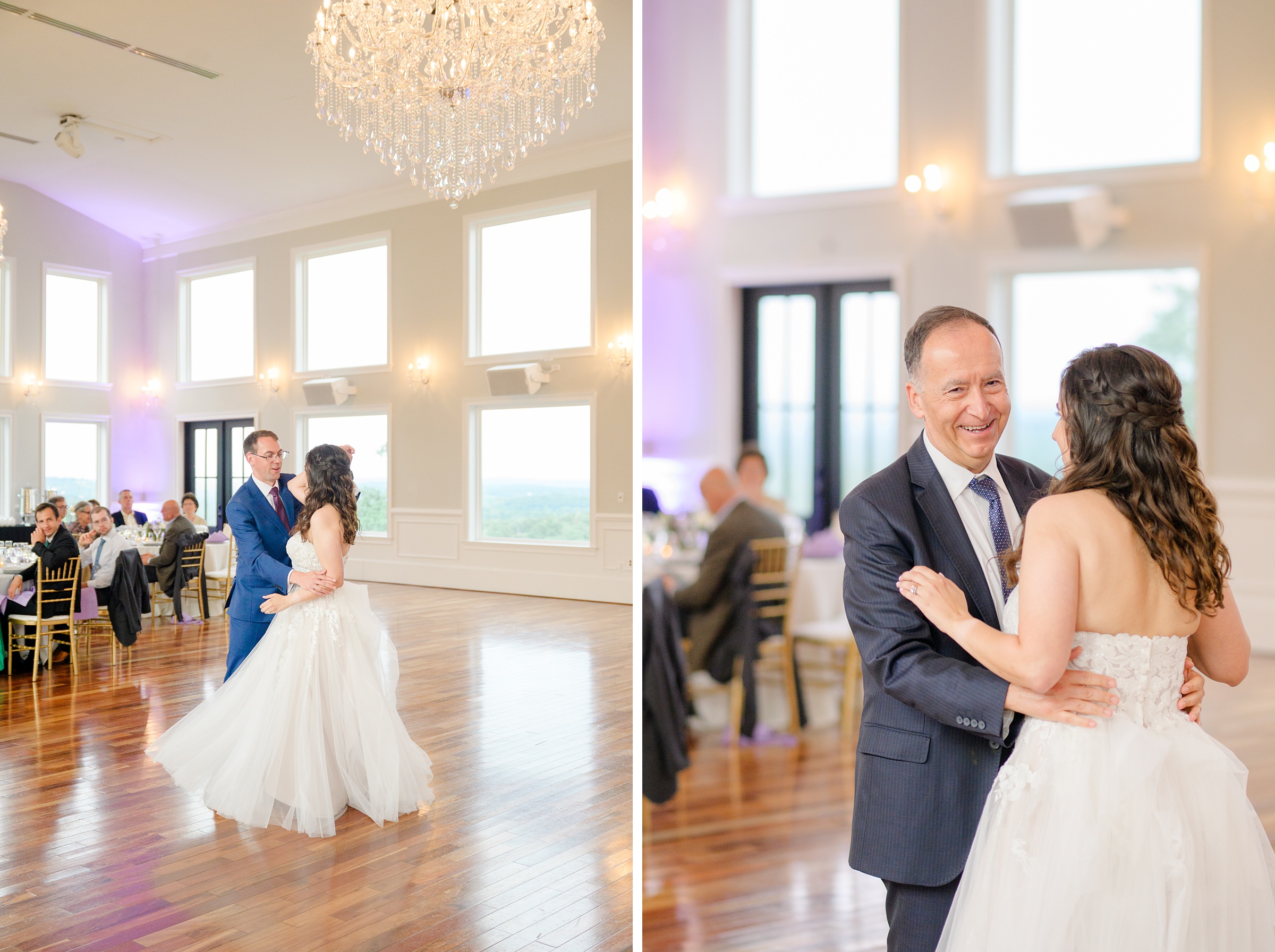 Wedding Reception at The View at Bluemont photographed by Baltimore Wedding Photographer Cait Kramer.