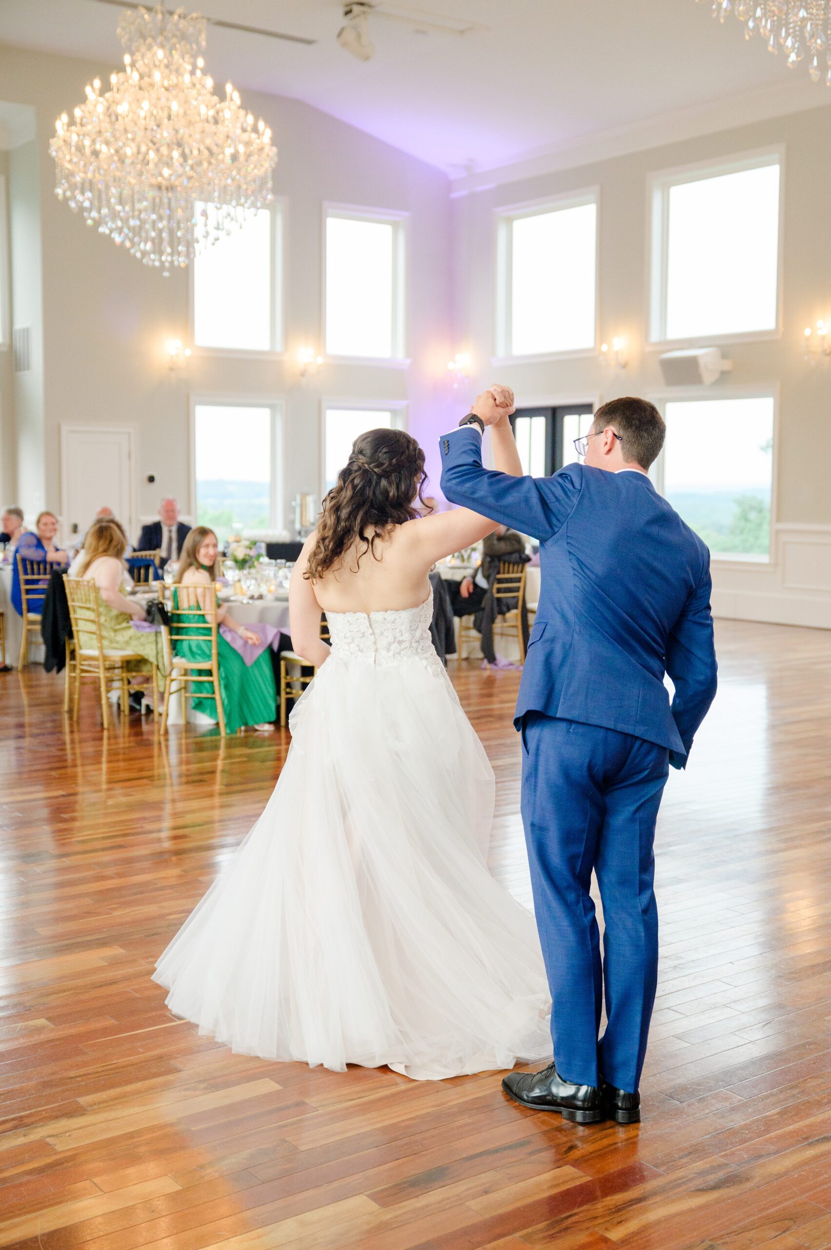 Wedding Reception at The View at Bluemont photographed by Baltimore Wedding Photographer Cait Kramer.