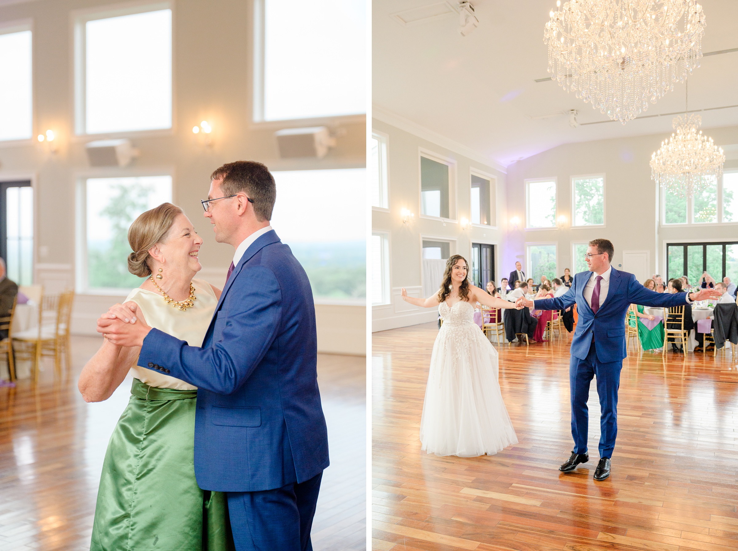Wedding Reception at The View at Bluemont photographed by Baltimore Wedding Photographer Cait Kramer.