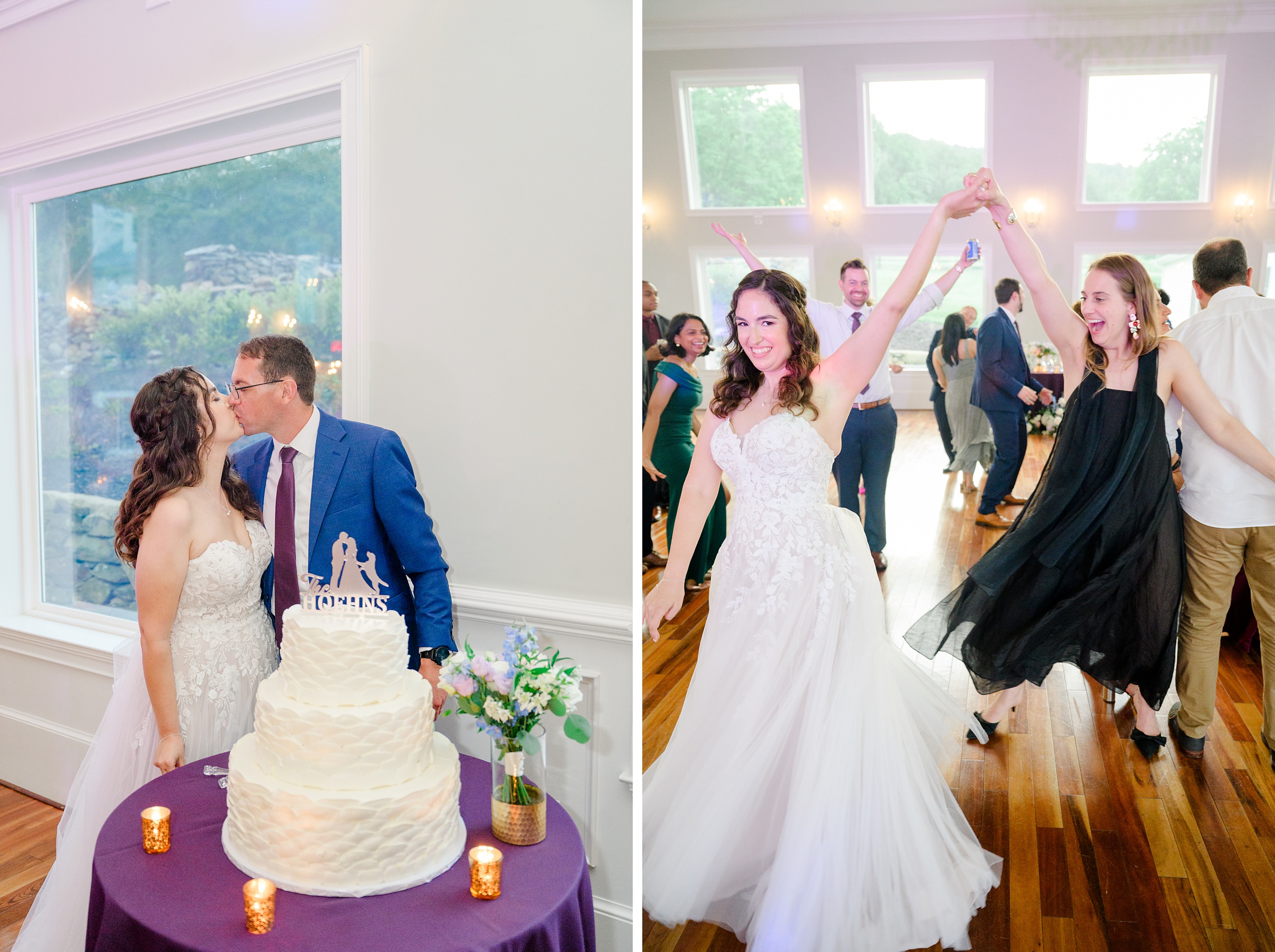 Wedding Reception at The View at Bluemont photographed by Baltimore Wedding Photographer Cait Kramer.