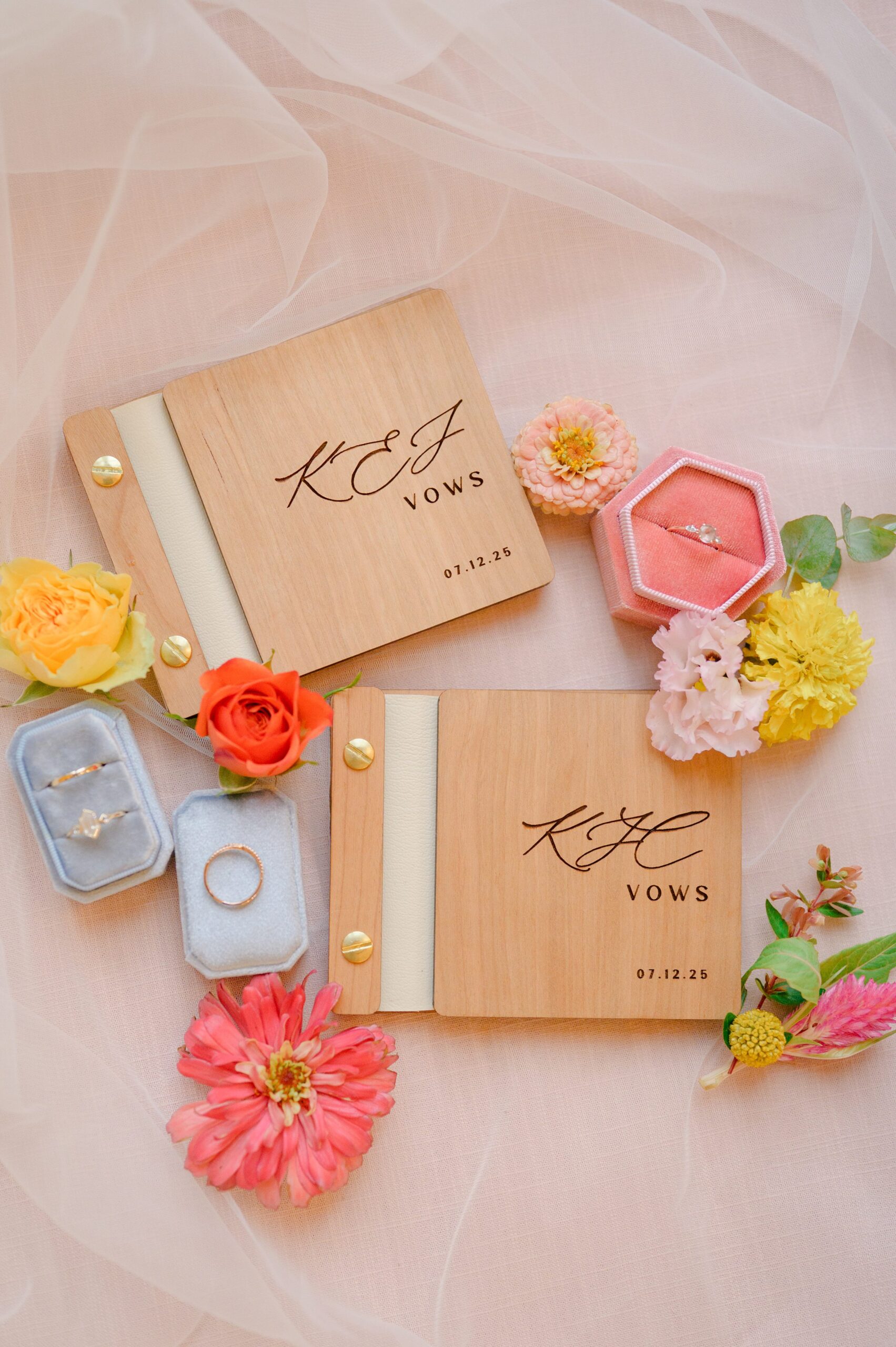 Kara and Kendall's vibrant summer wedding at the Woodend Nature Sanctuary photographed by Baltimore Wedding Photographer Cait Kramer.