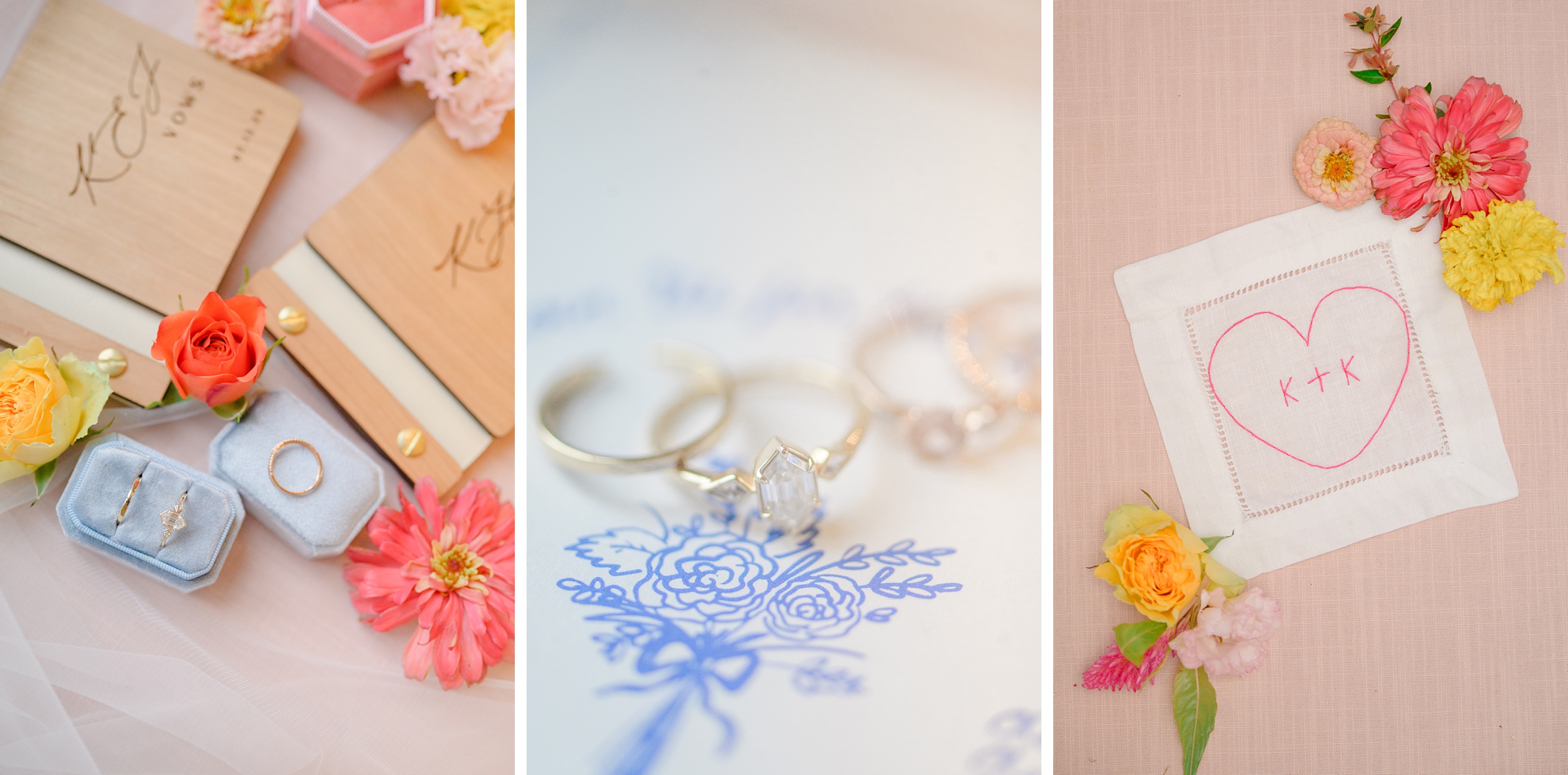 Kara and Kendall's vibrant summer wedding at the Woodend Nature Sanctuary photographed by Baltimore Wedding Photographer Cait Kramer.