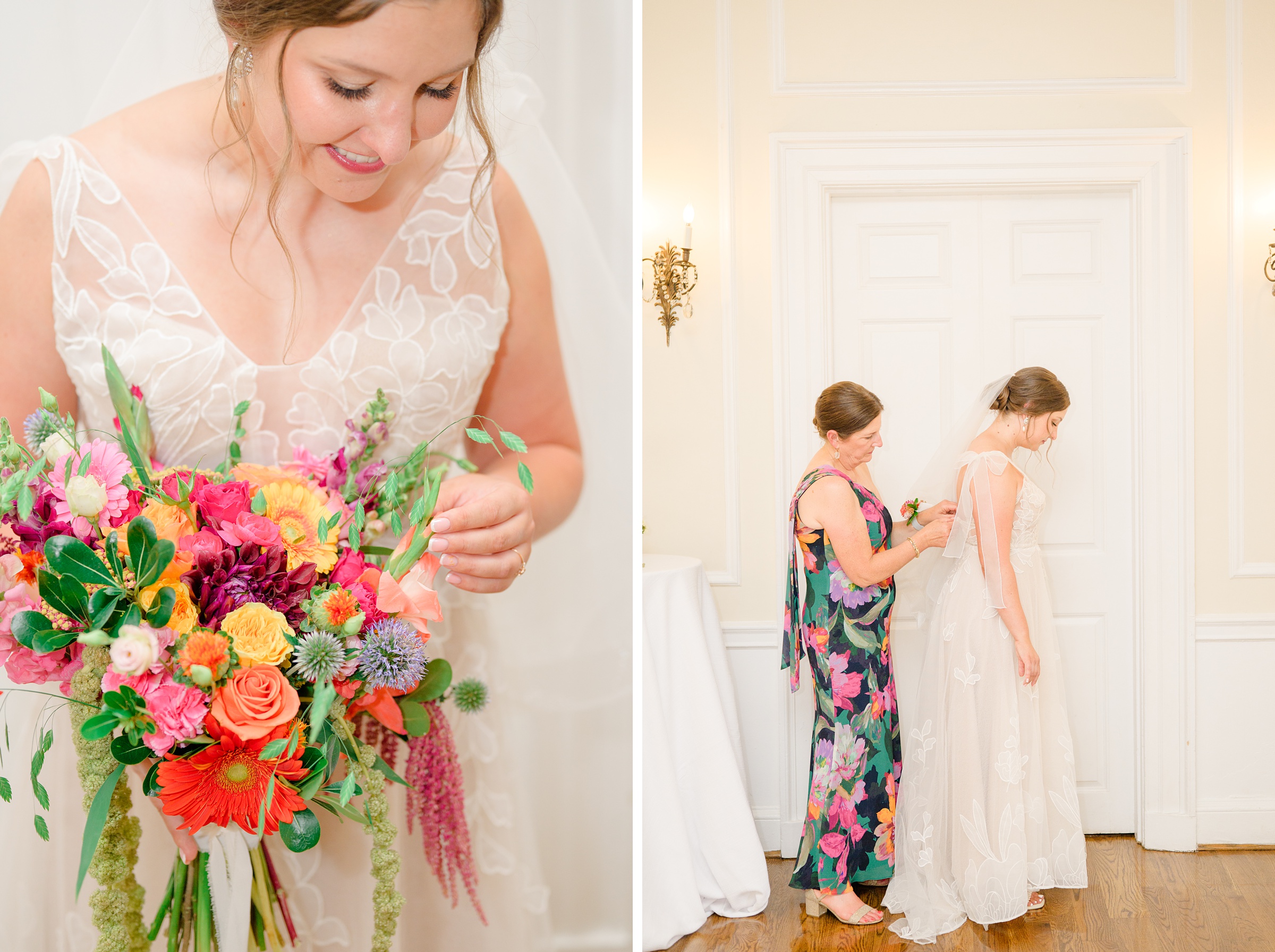 Kara and Kendall's vibrant summer wedding at the Woodend Nature Sanctuary photographed by Baltimore Wedding Photographer Cait Kramer.