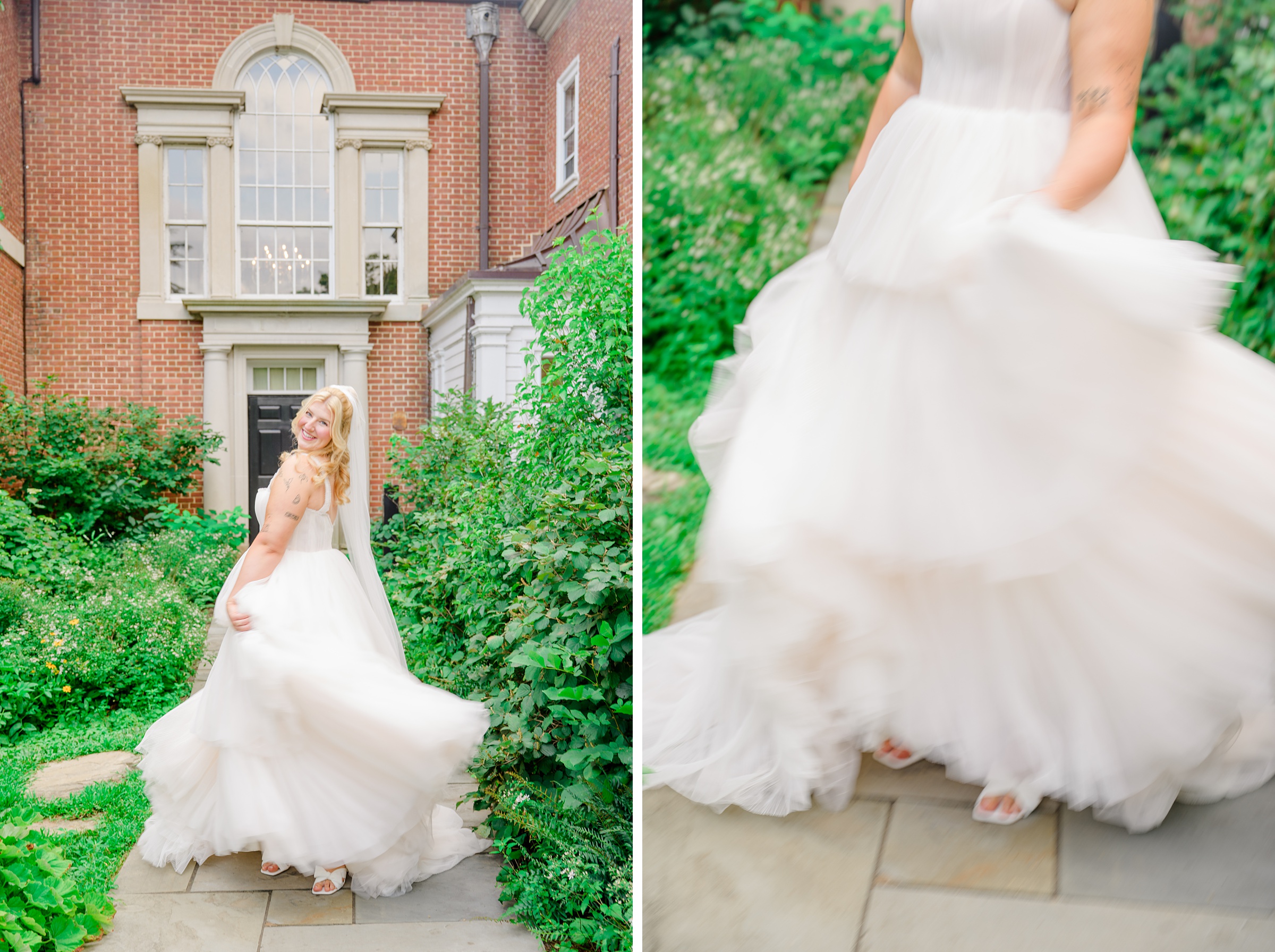 Kara and Kendall's vibrant summer wedding at the Woodend Nature Sanctuary photographed by Baltimore Wedding Photographer Cait Kramer.