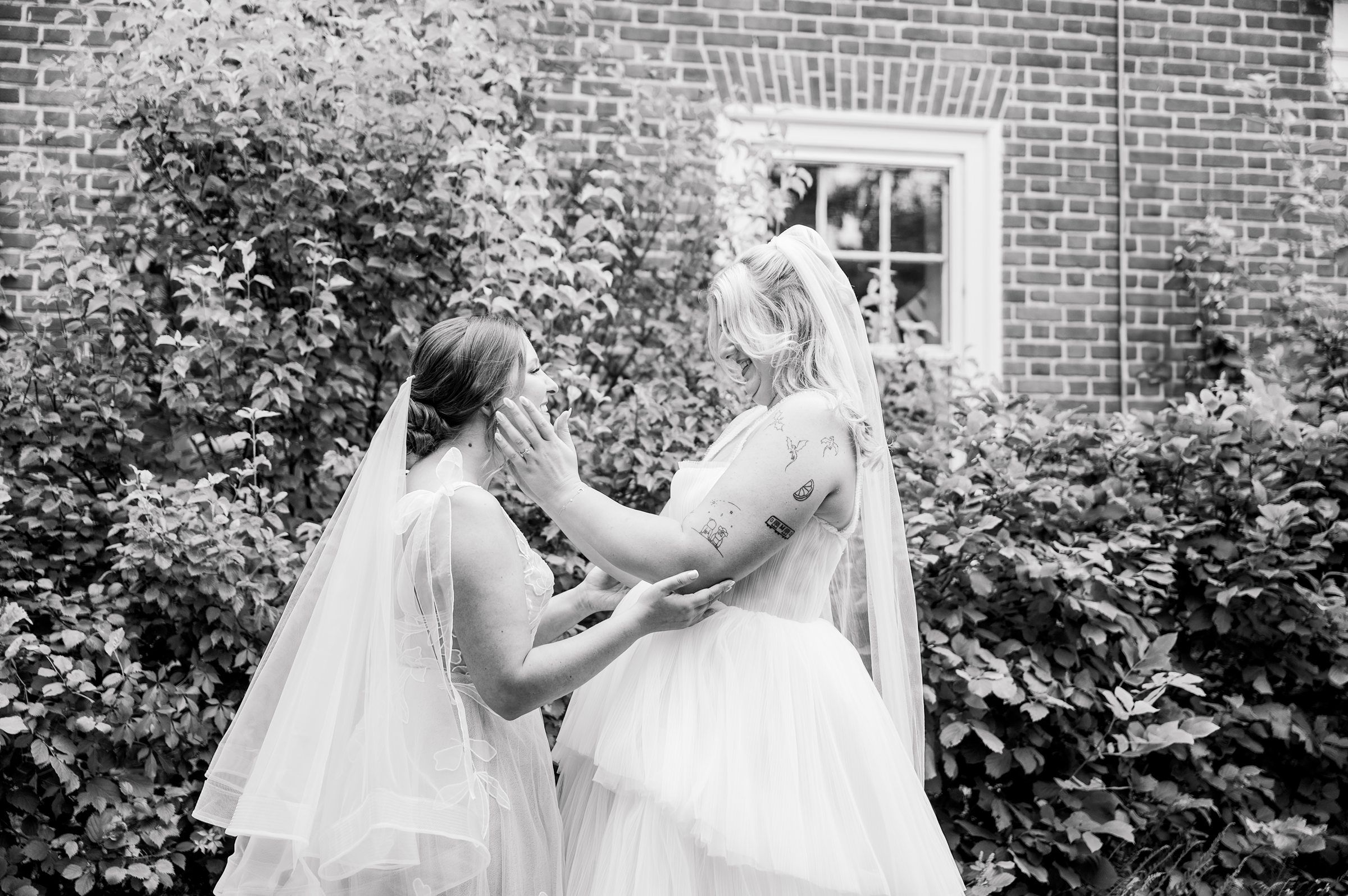 Kara and Kendall's vibrant summer wedding at the Woodend Nature Sanctuary photographed by Baltimore Wedding Photographer Cait Kramer.