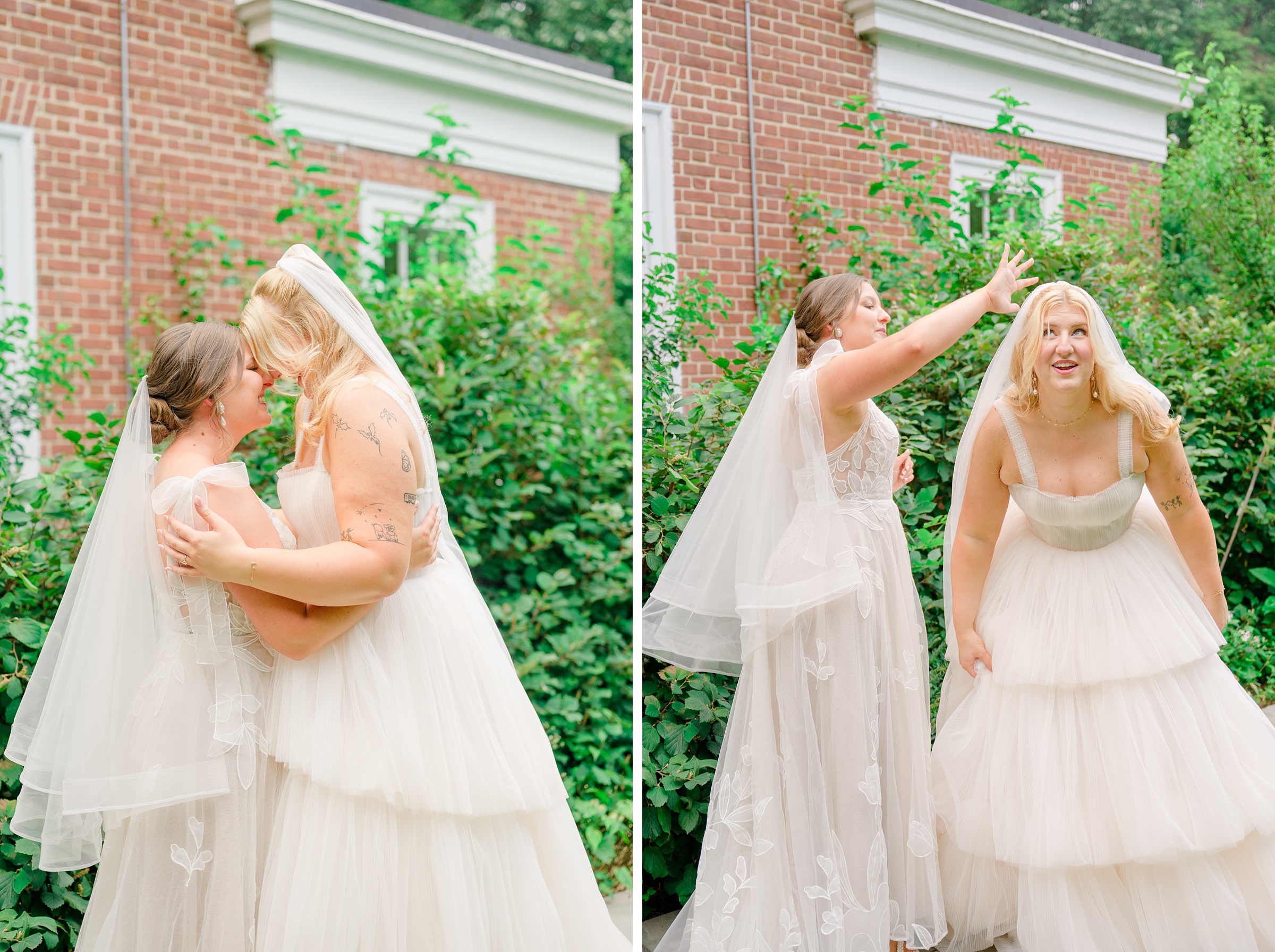 Kara and Kendall's vibrant summer wedding at the Woodend Nature Sanctuary photographed by Baltimore Wedding Photographer Cait Kramer.
