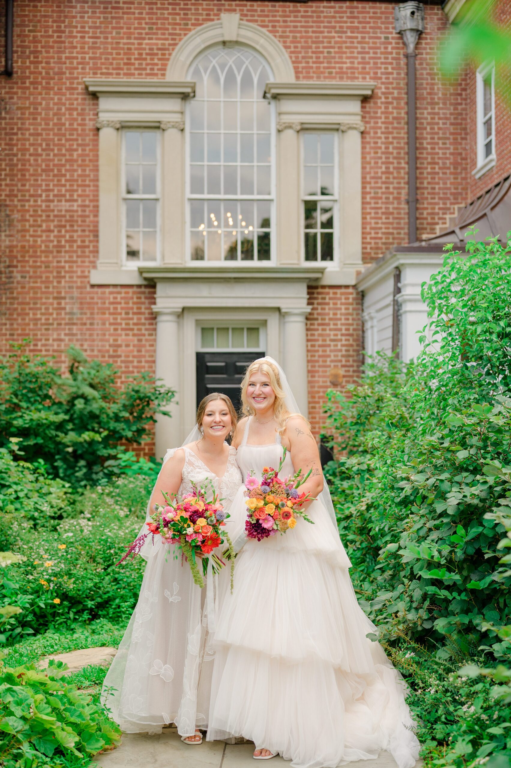 Kara and Kendall's vibrant summer wedding at the Woodend Nature Sanctuary photographed by Baltimore Wedding Photographer Cait Kramer.