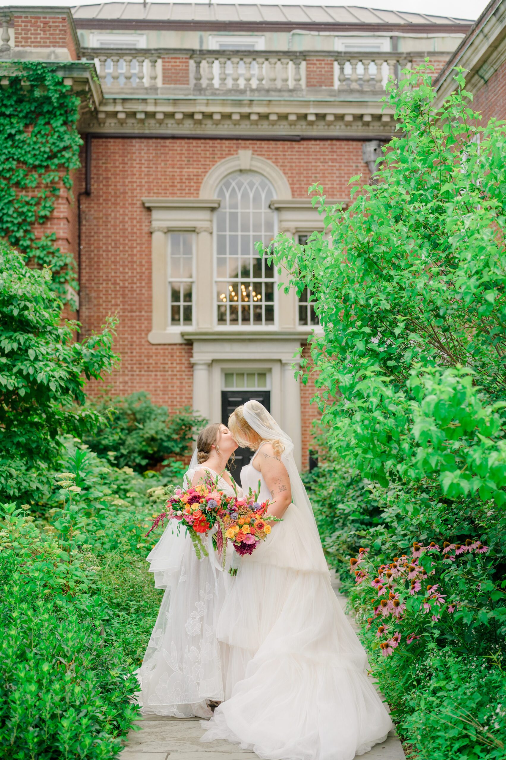 Kara and Kendall's vibrant summer wedding at the Woodend Nature Sanctuary photographed by Baltimore Wedding Photographer Cait Kramer.