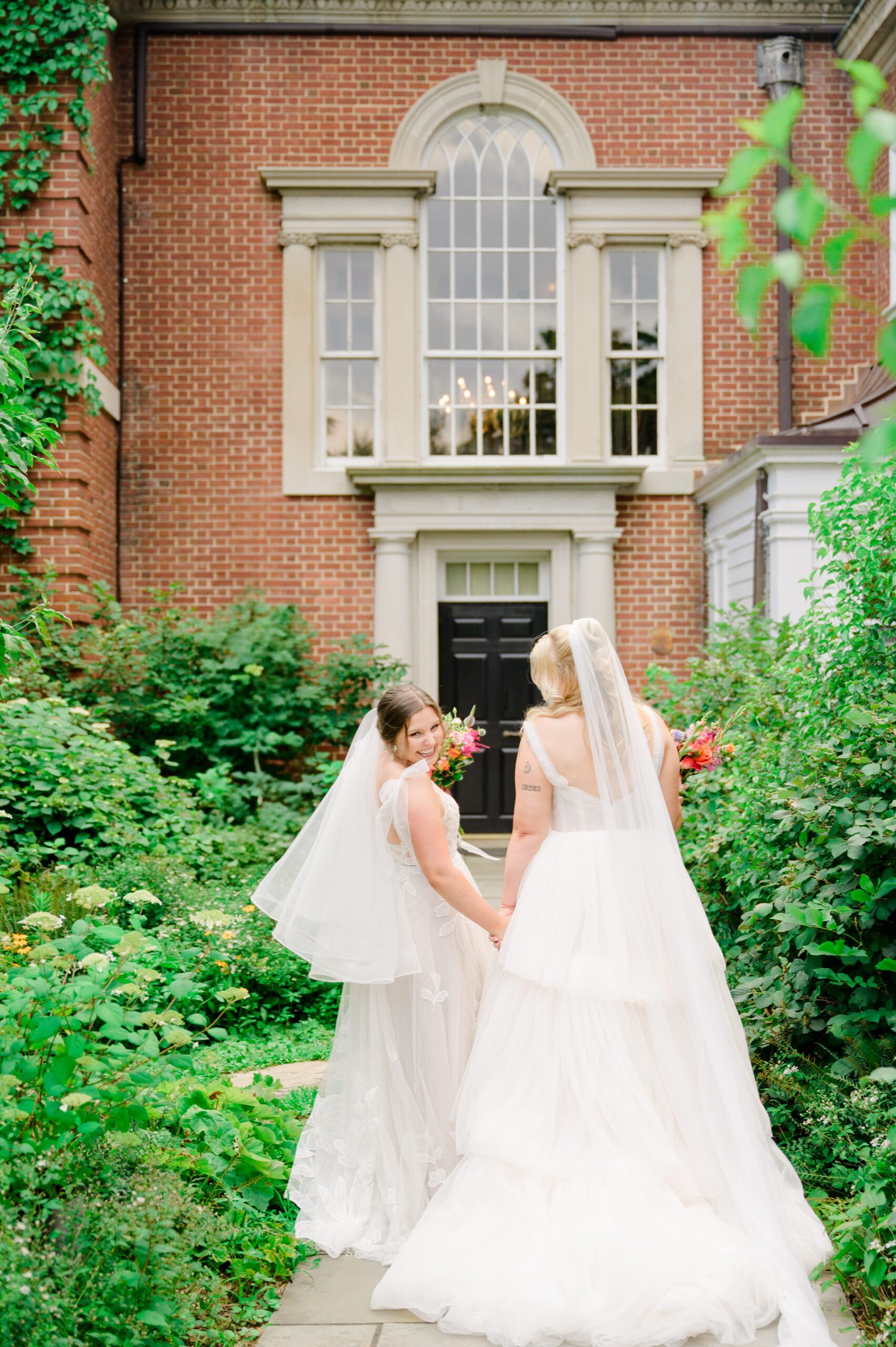 Kara and Kendall's vibrant summer wedding at the Woodend Nature Sanctuary photographed by Baltimore Wedding Photographer Cait Kramer.