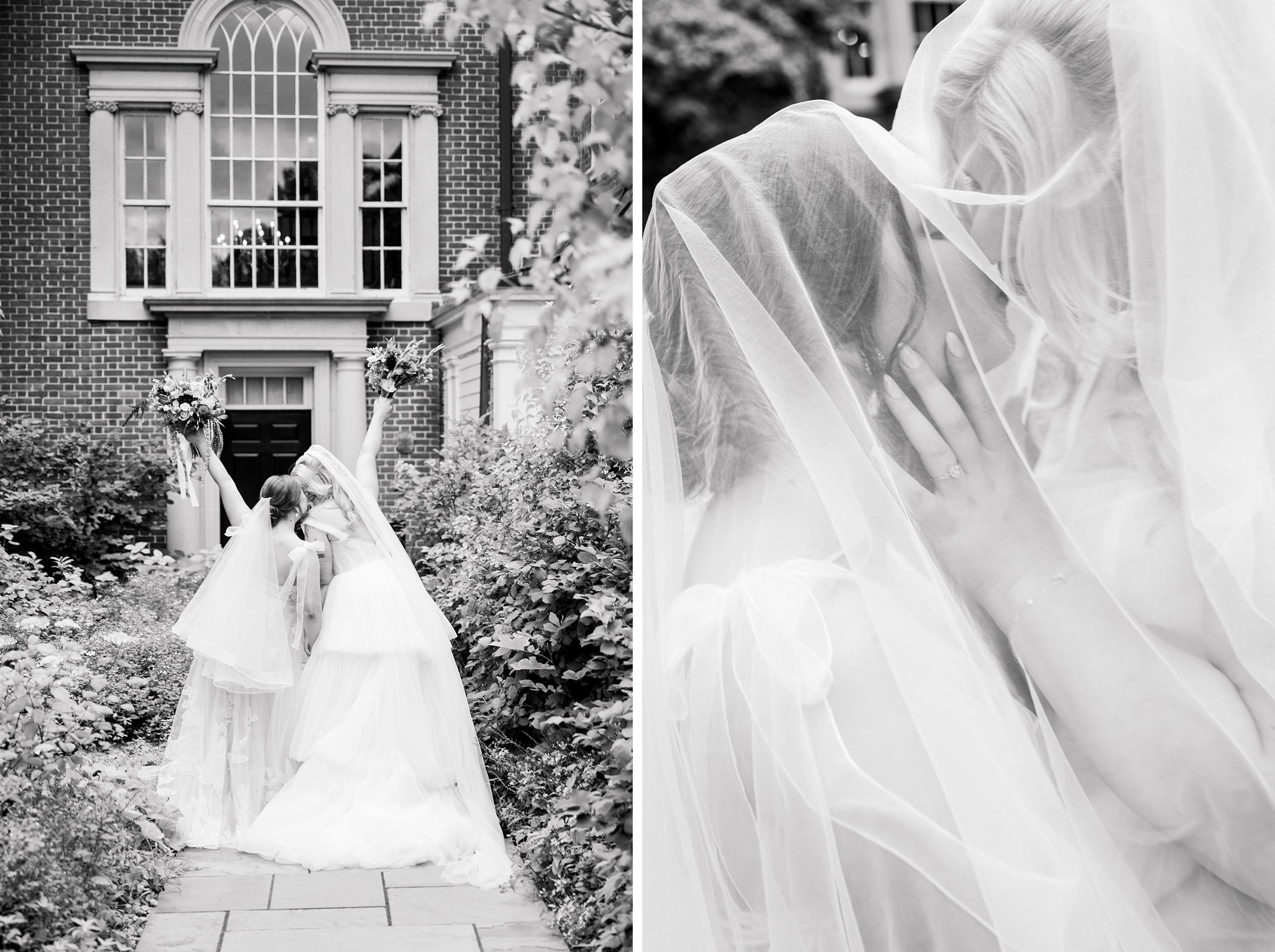 Kara and Kendall's vibrant summer wedding at the Woodend Nature Sanctuary photographed by Baltimore Wedding Photographer Cait Kramer.