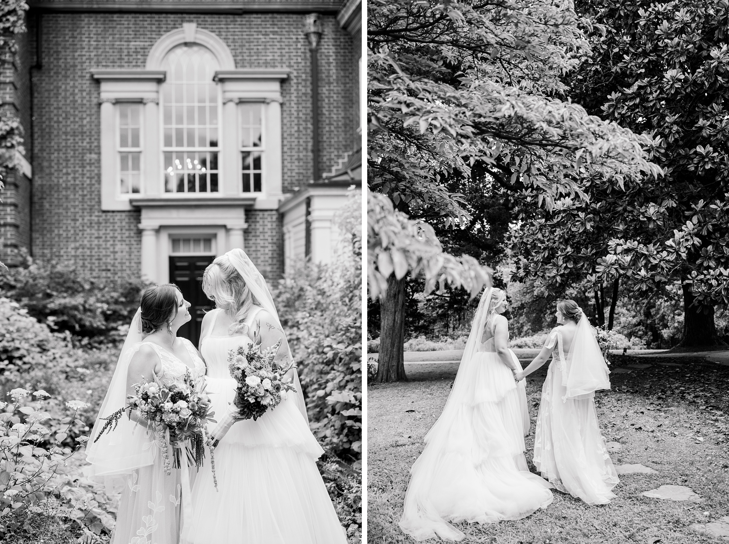 Kara and Kendall's vibrant summer wedding at the Woodend Nature Sanctuary photographed by Baltimore Wedding Photographer Cait Kramer.