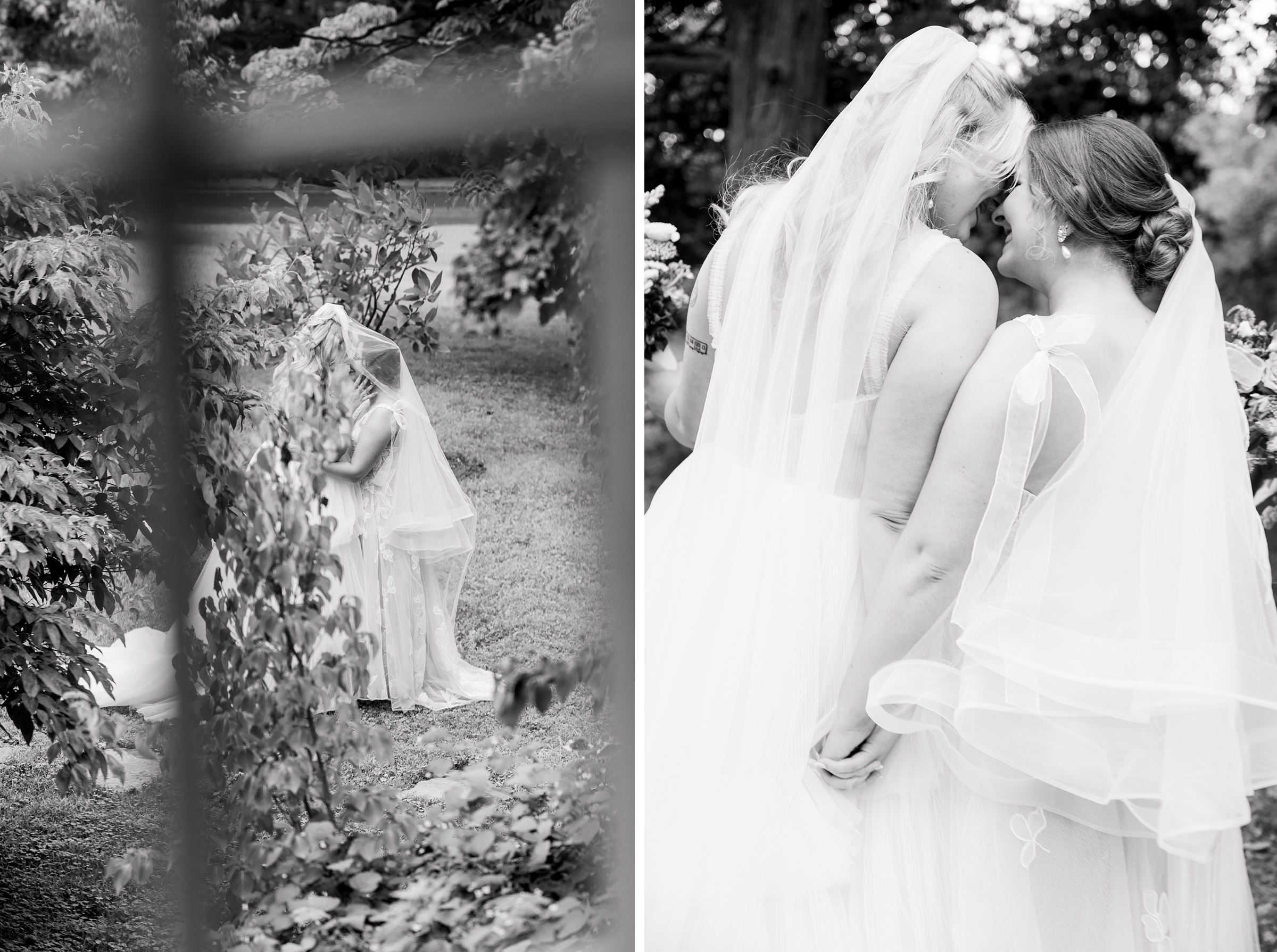 Kara and Kendall's vibrant summer wedding at the Woodend Nature Sanctuary photographed by Baltimore Wedding Photographer Cait Kramer.