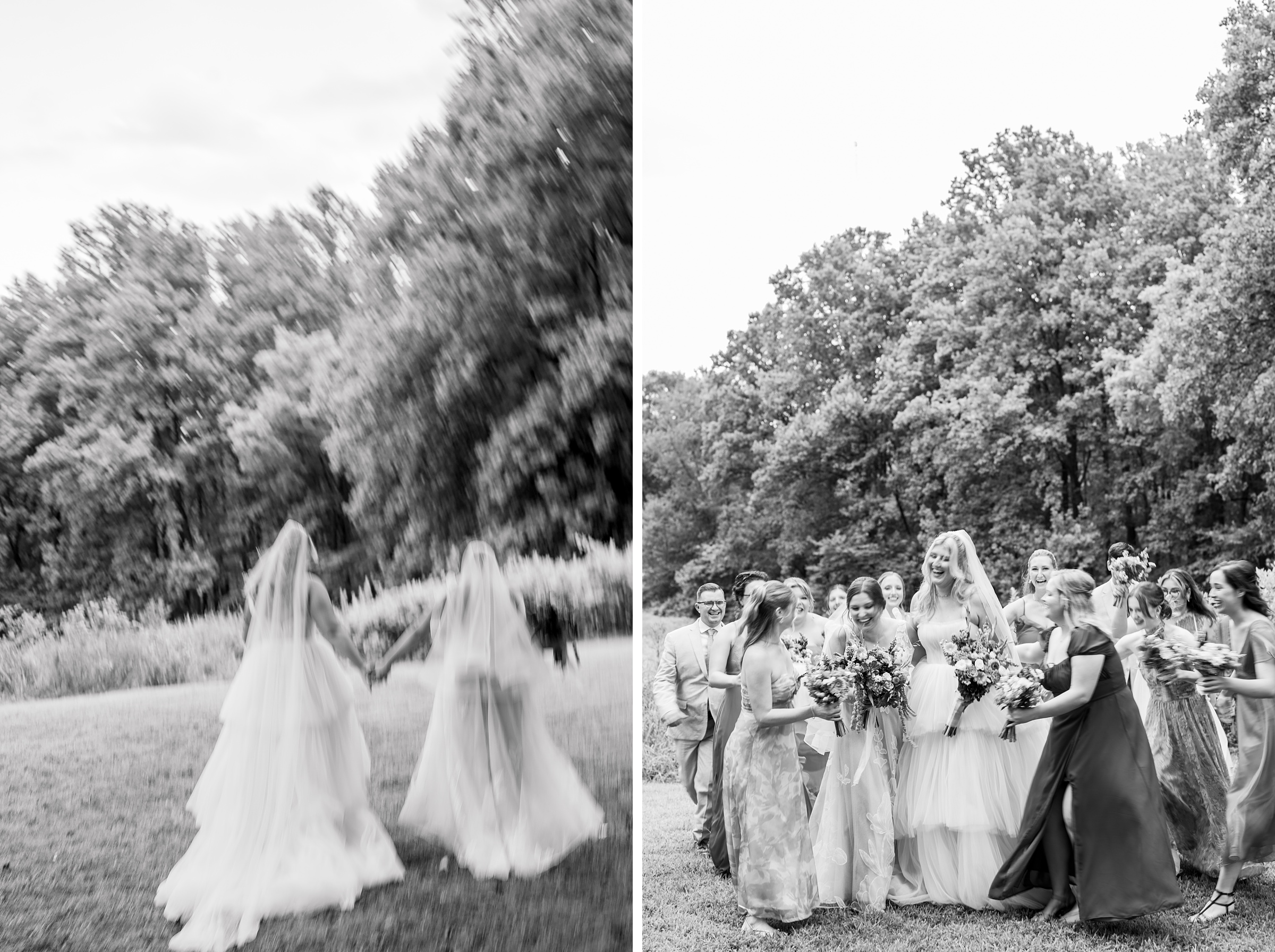Kara and Kendall's vibrant summer wedding at the Woodend Nature Sanctuary photographed by Baltimore Wedding Photographer Cait Kramer.