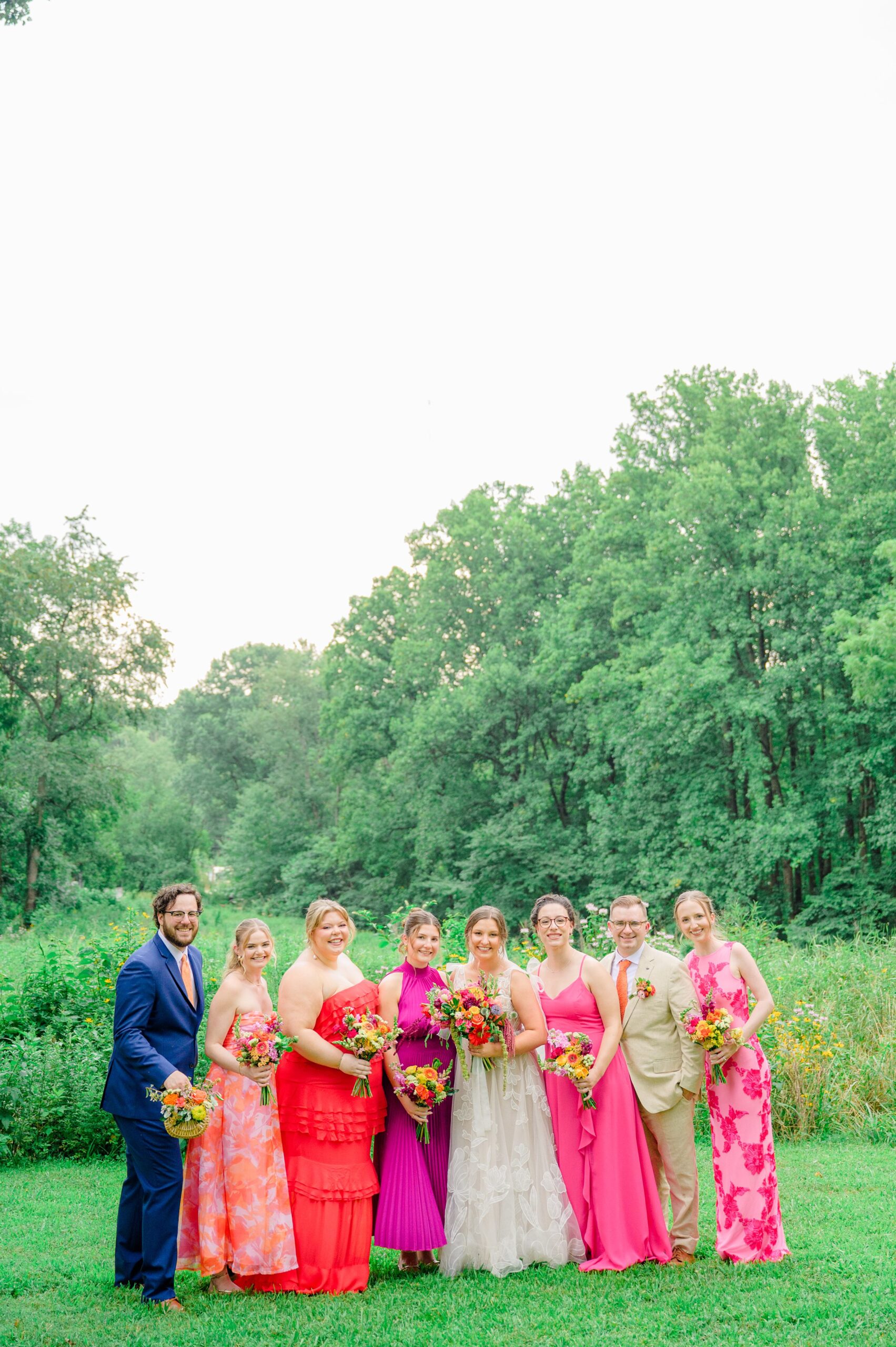 Kara and Kendall's vibrant summer wedding at the Woodend Nature Sanctuary photographed by Baltimore Wedding Photographer Cait Kramer.