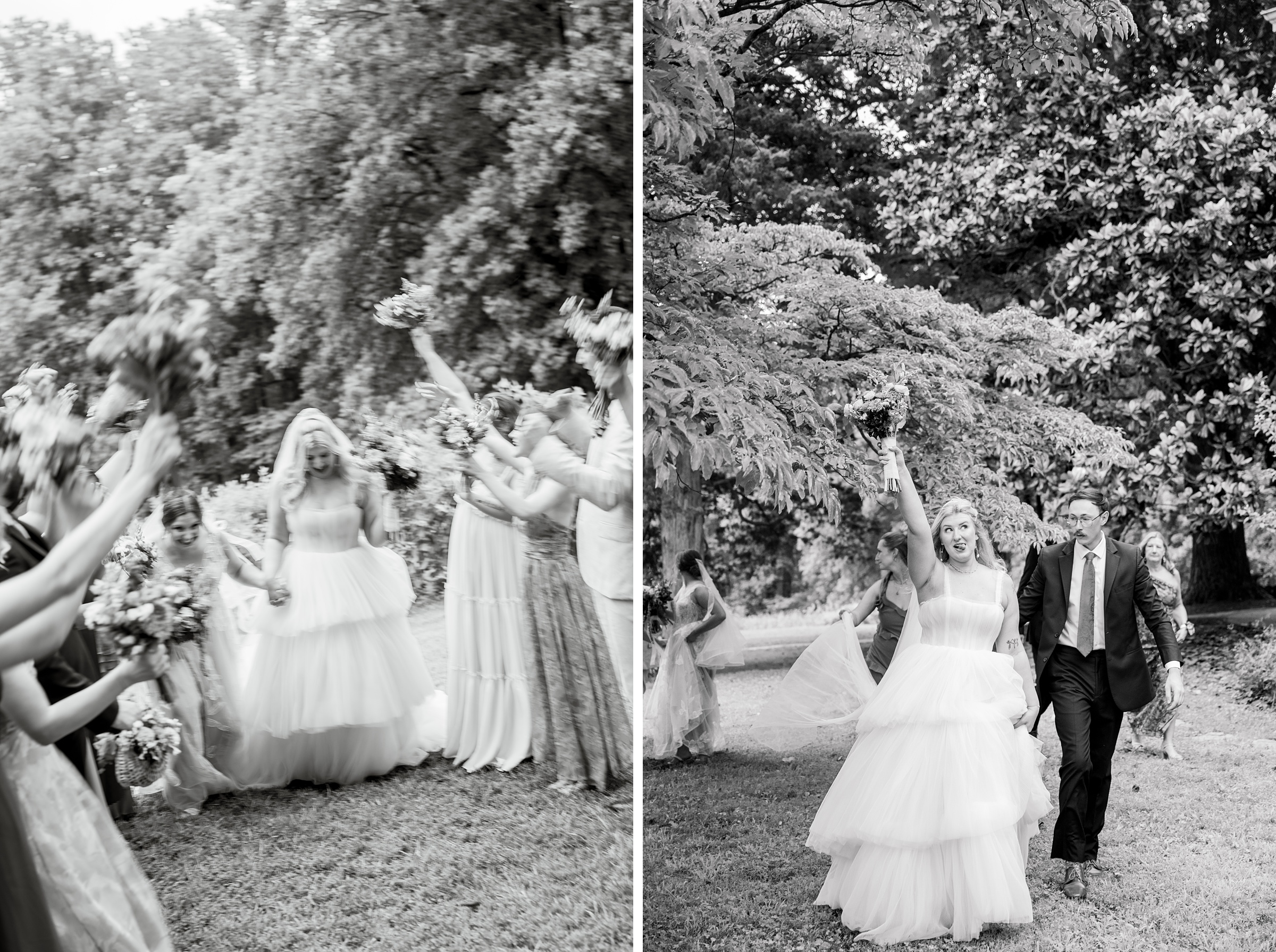 Kara and Kendall's vibrant summer wedding at the Woodend Nature Sanctuary photographed by Baltimore Wedding Photographer Cait Kramer.